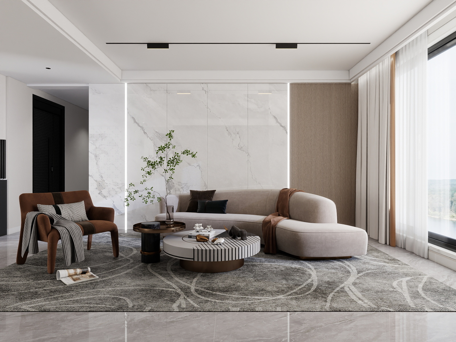 500一套_韩昊霖-现代风格120平装修效果图