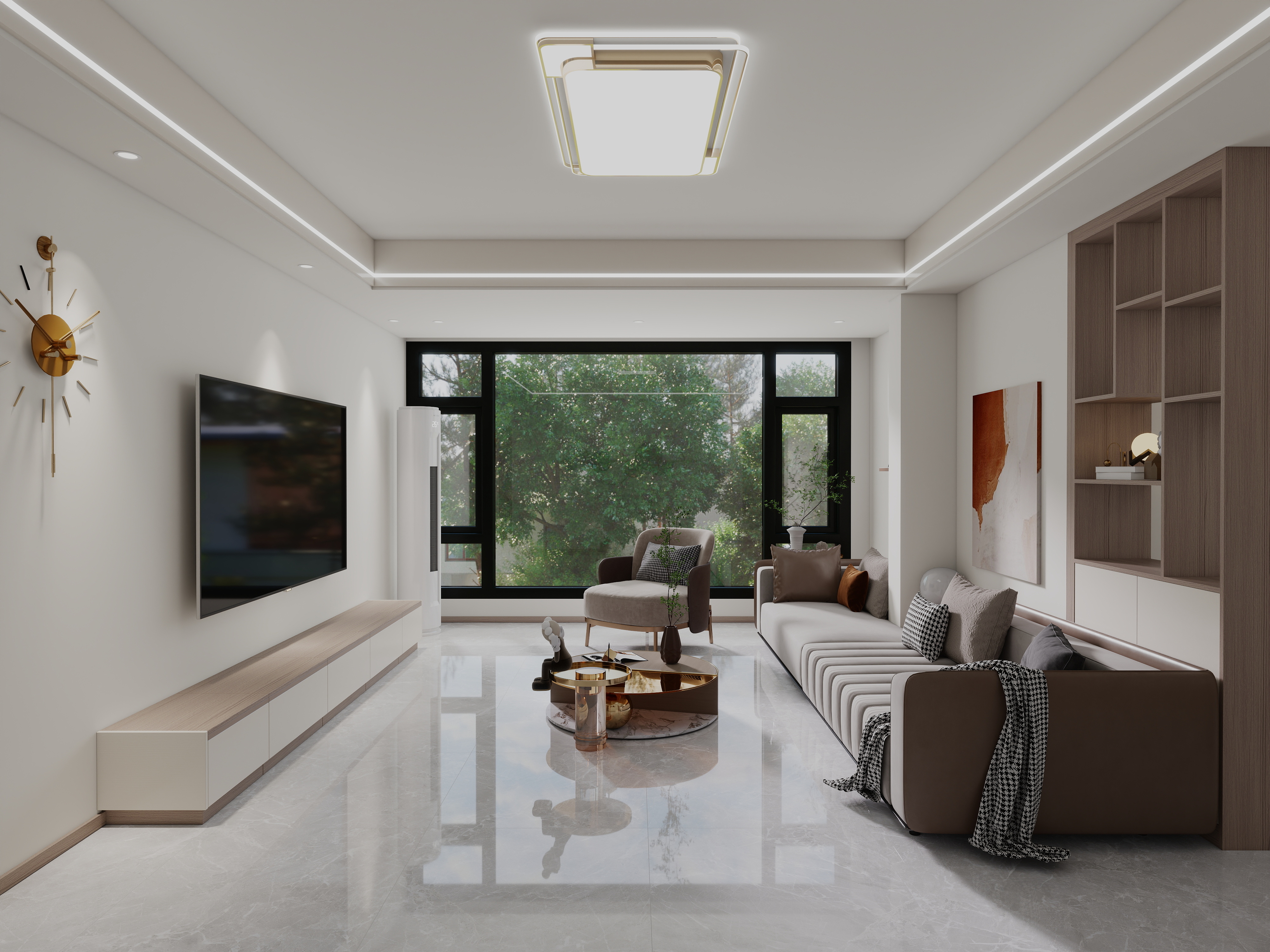 艺雅丽-114平现代简约 -装修设计方案