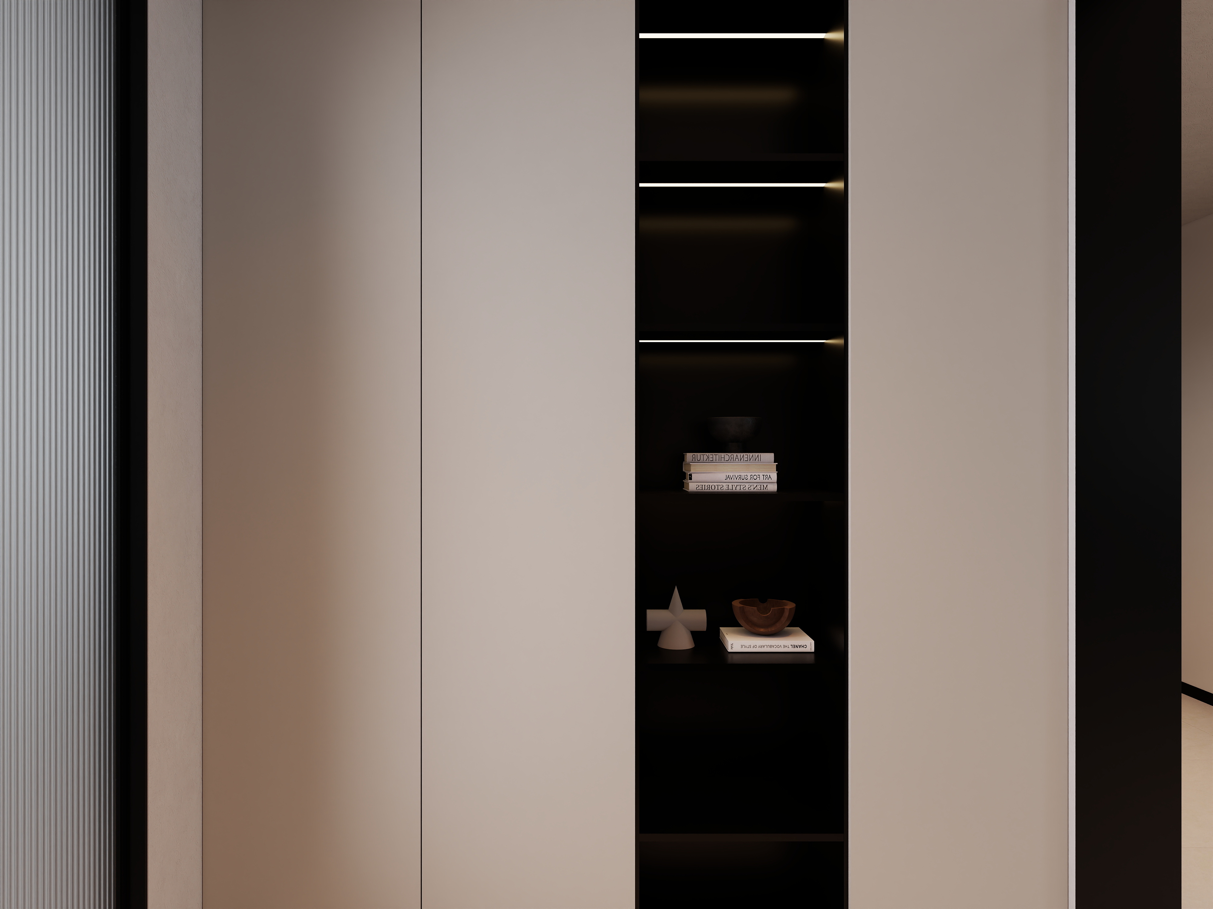 艺雅丽-222平现代轻奢 一层客卫干区装修效果图第1张