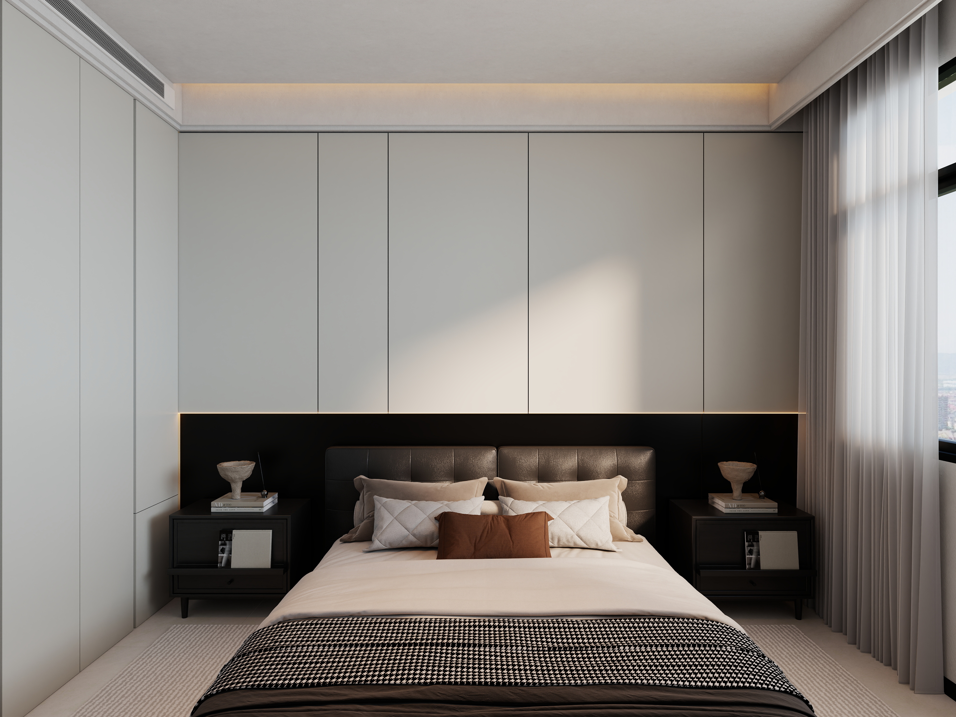 艺雅丽-222平现代轻奢 一层南次卧装修效果图第2张