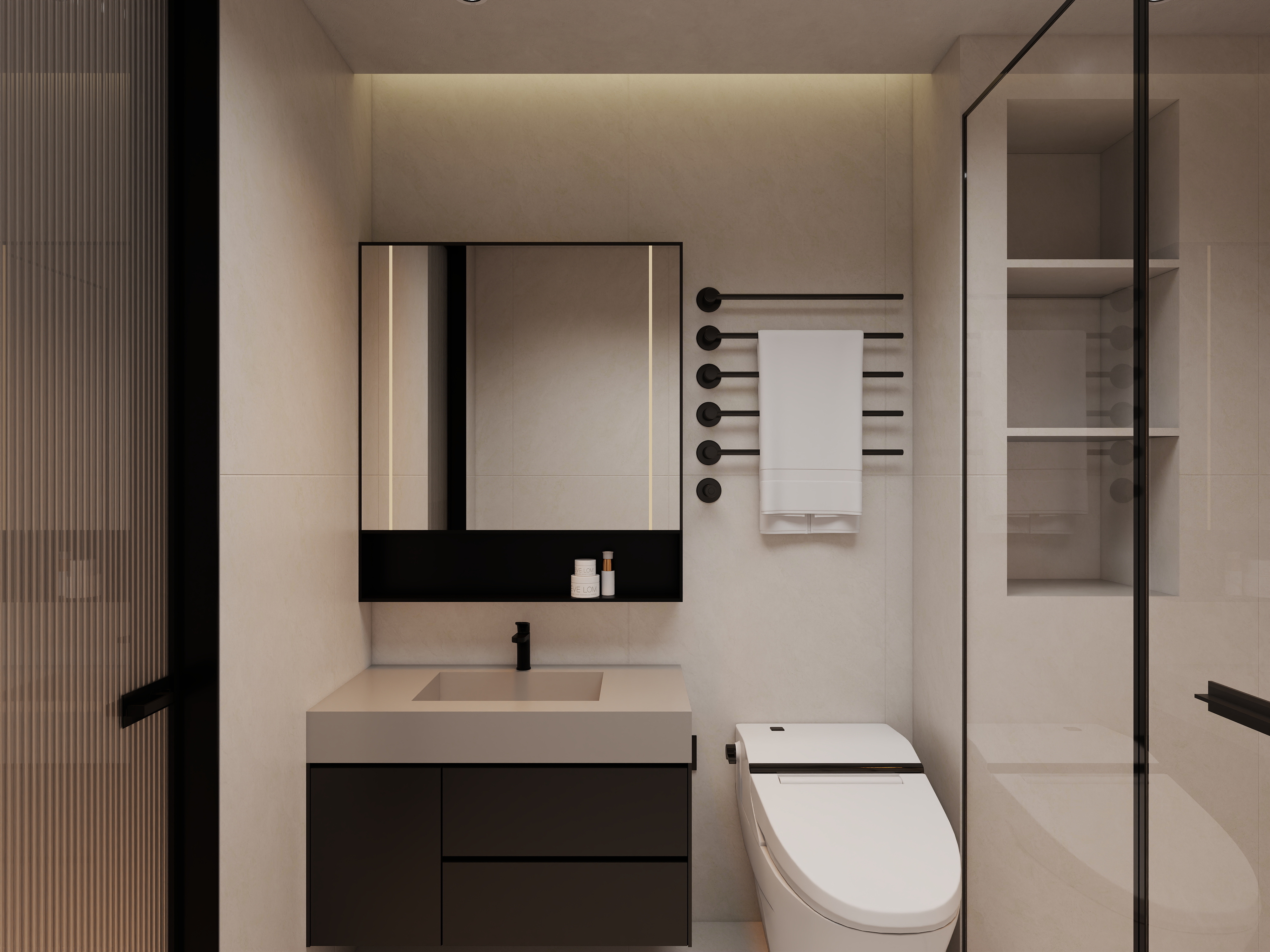 艺雅丽-222平现代轻奢 一层次卫装修效果图第2张