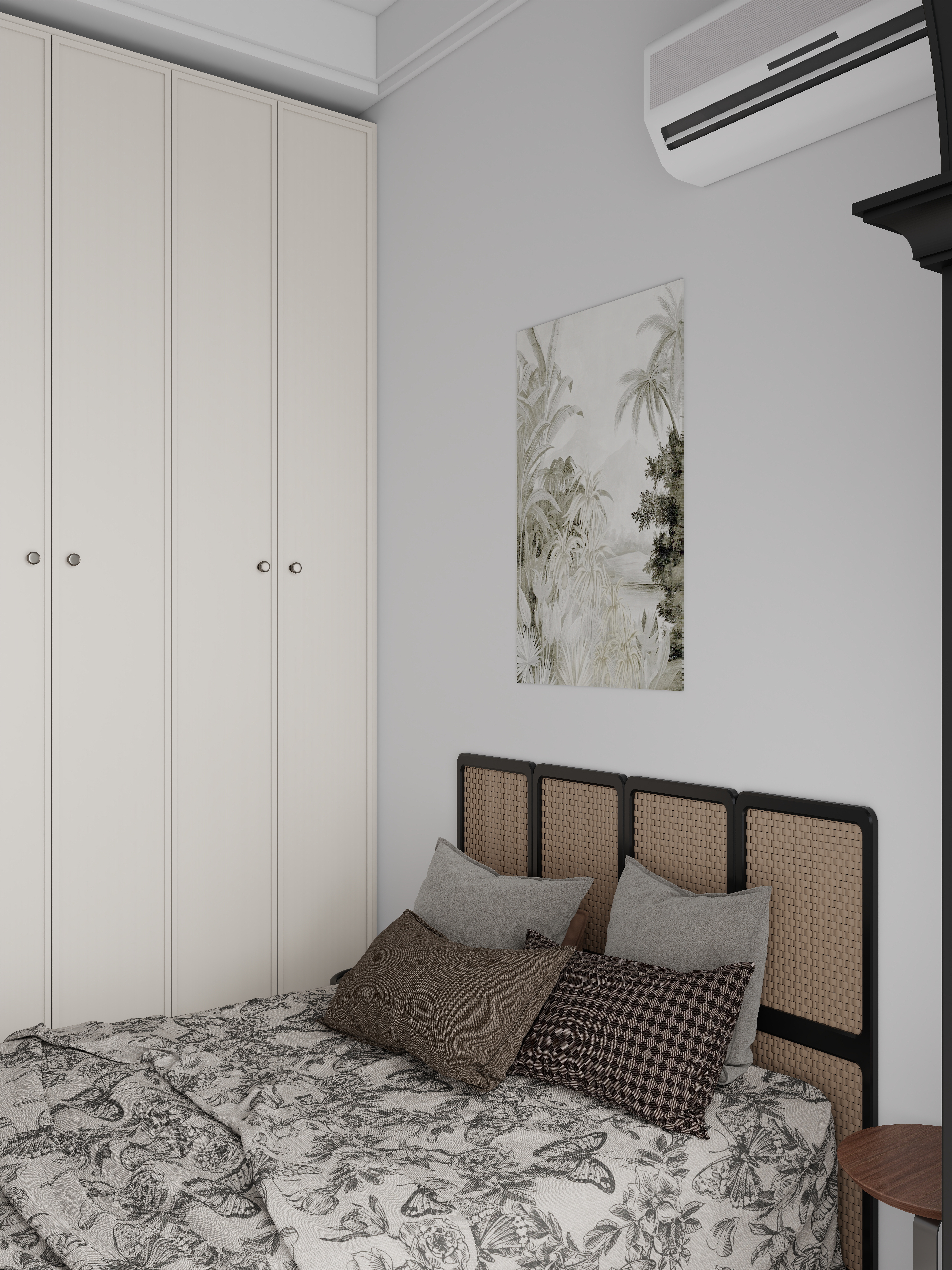 李磊-花溪镜园一层北阳台装修效果图第1张