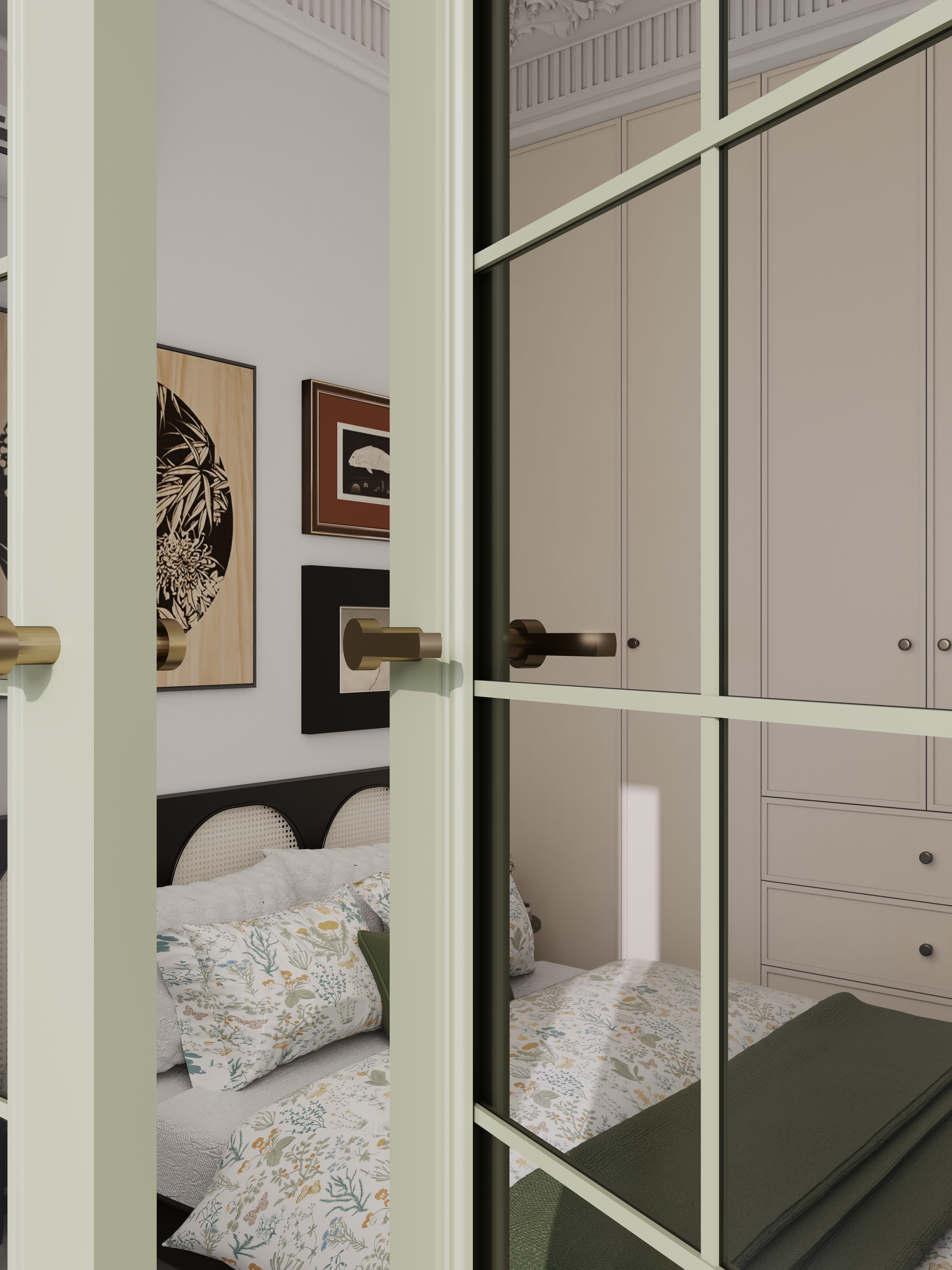 李磊-花溪镜园一层南阳台装修效果图第1张