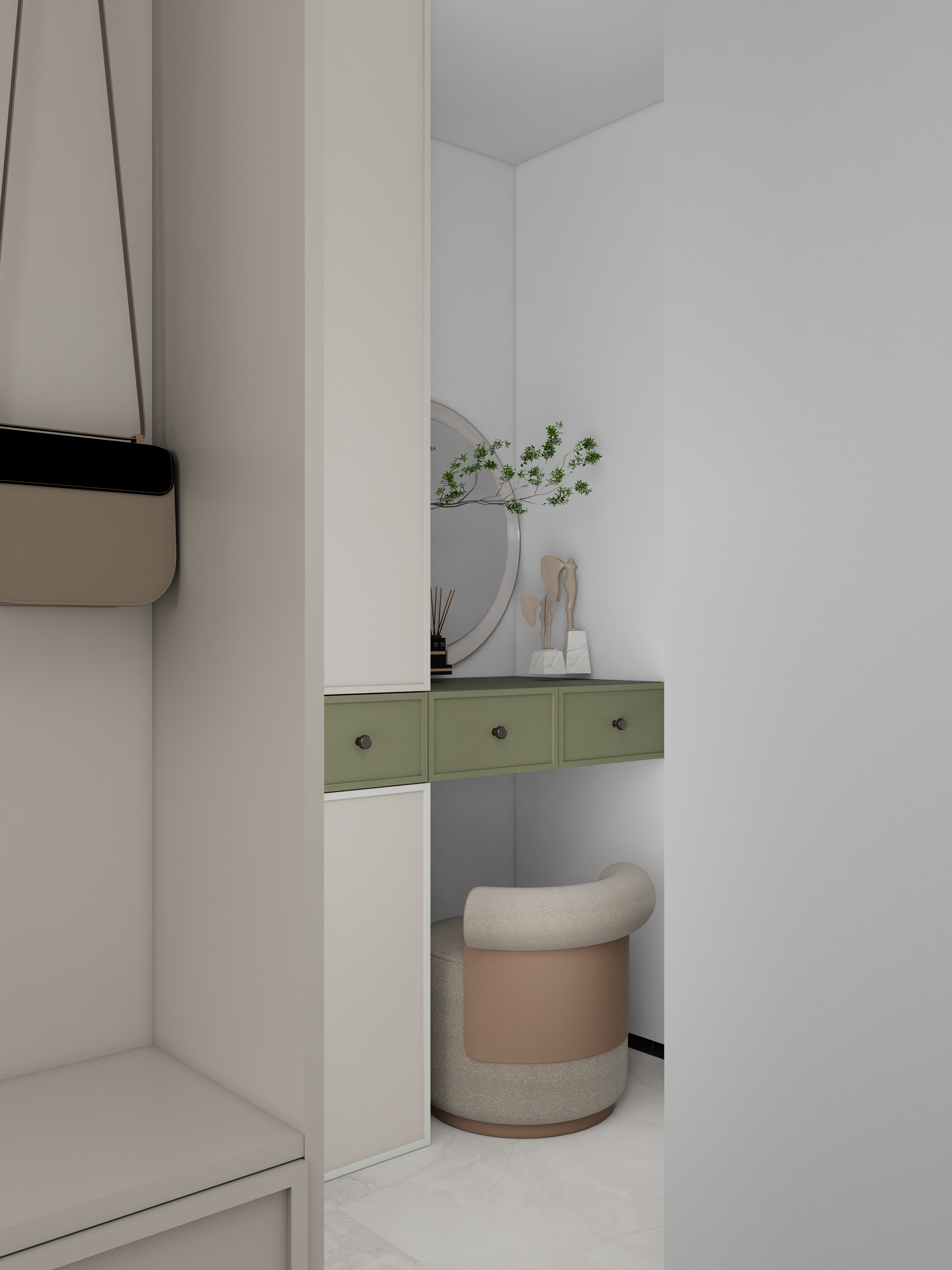 李磊-花溪镜园一层主卧装修效果图第2张