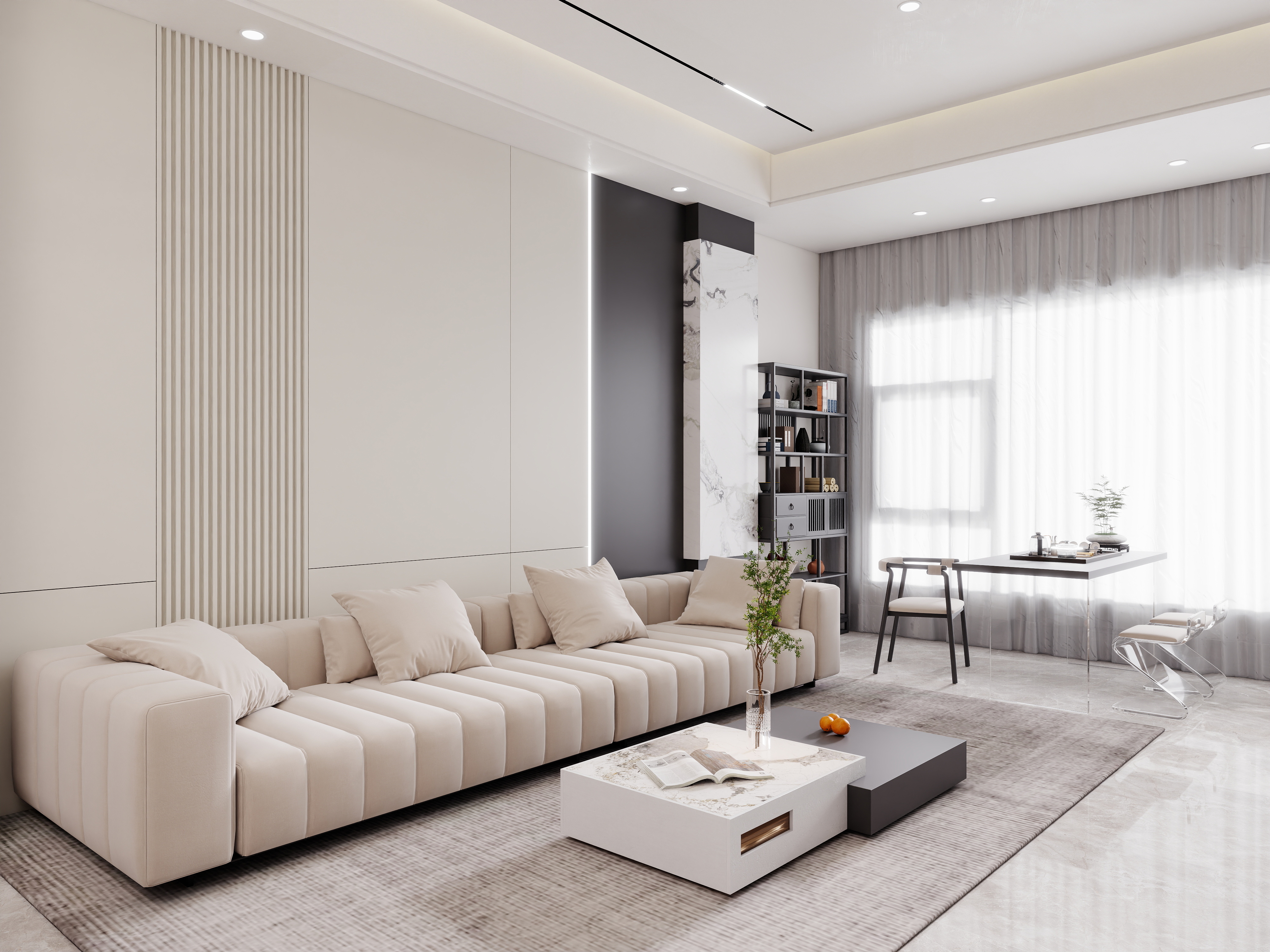 壹诺设计工作室-自建房别墅 装修效果图