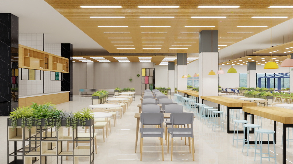 奋斗D青春-模板副本-大学食堂-装修设计方案