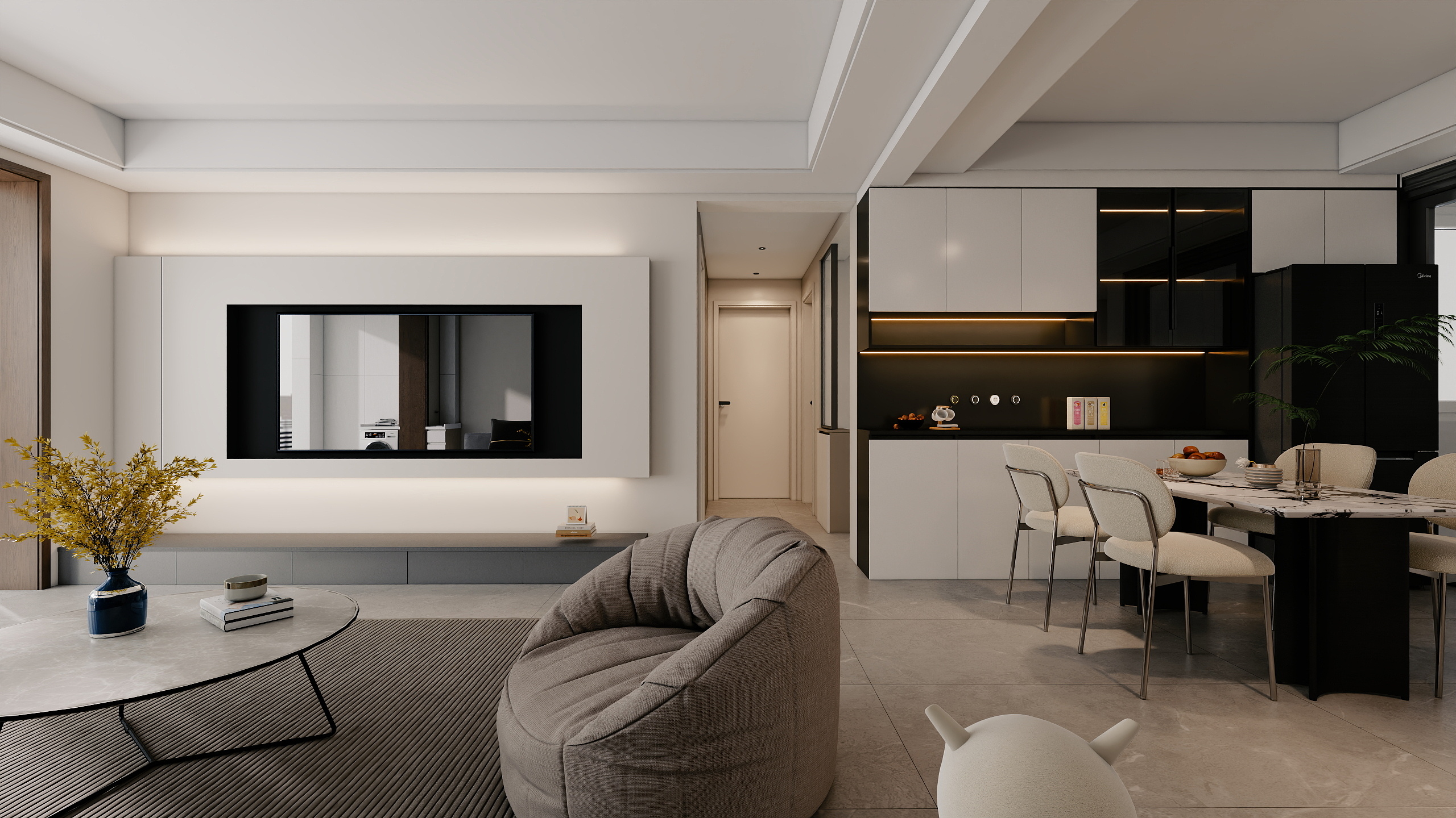 一隅空间-室内设计-山水城12-1301-  - 副本-装修设计方案