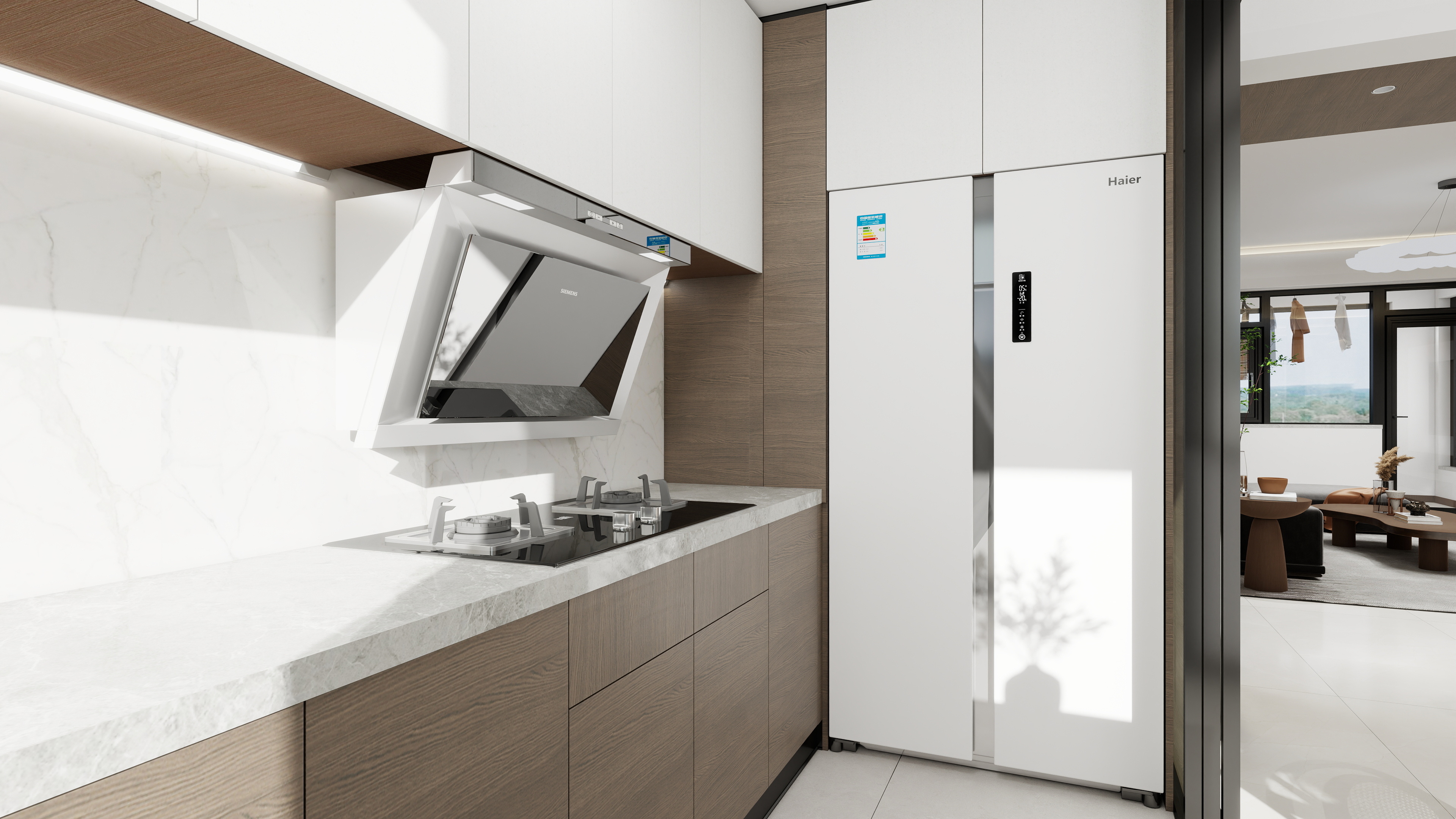 神马云在线-希望家园126㎡3室装修效果图