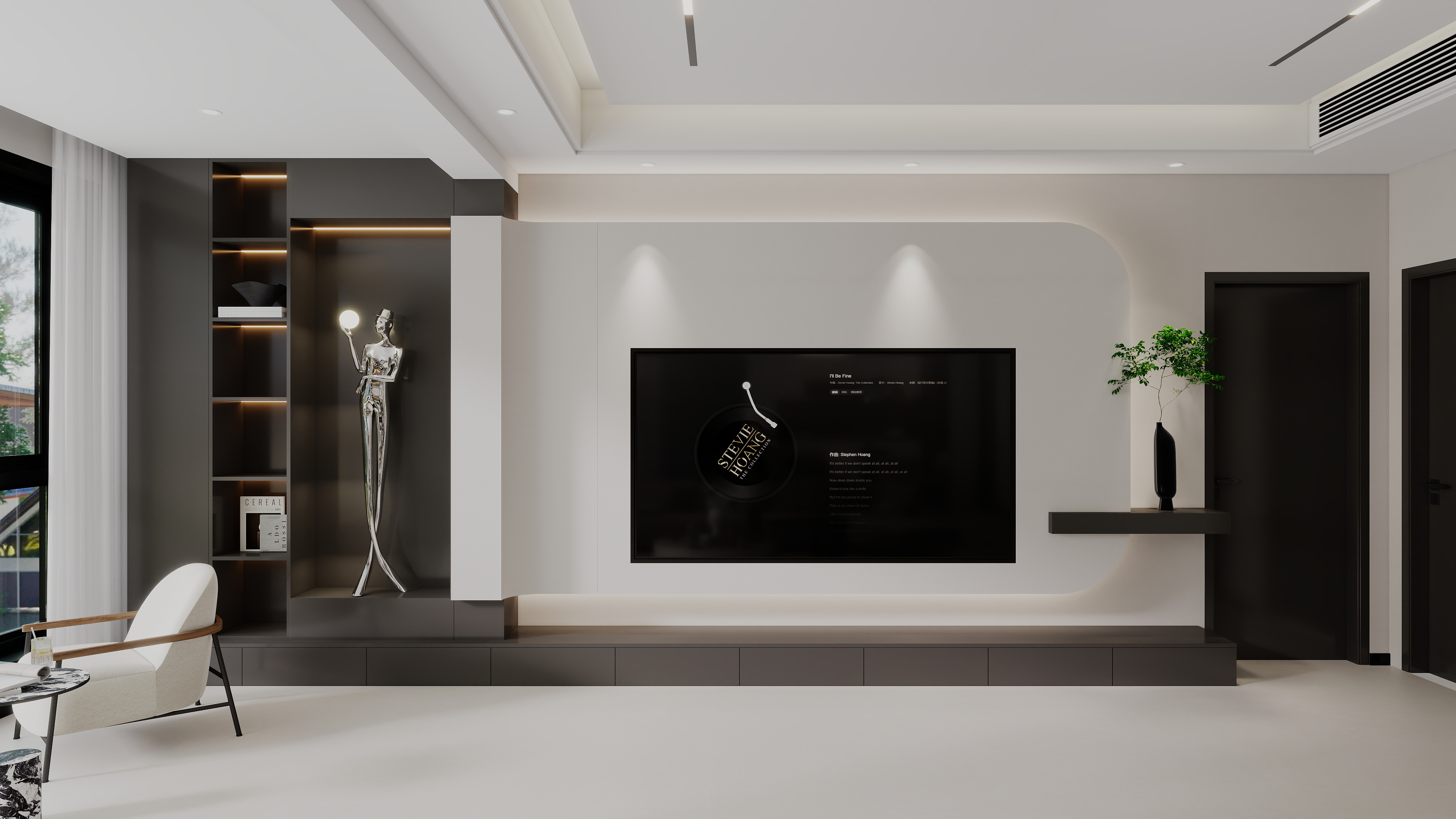 艺雅丽-120平现代轻奢 装修效果图