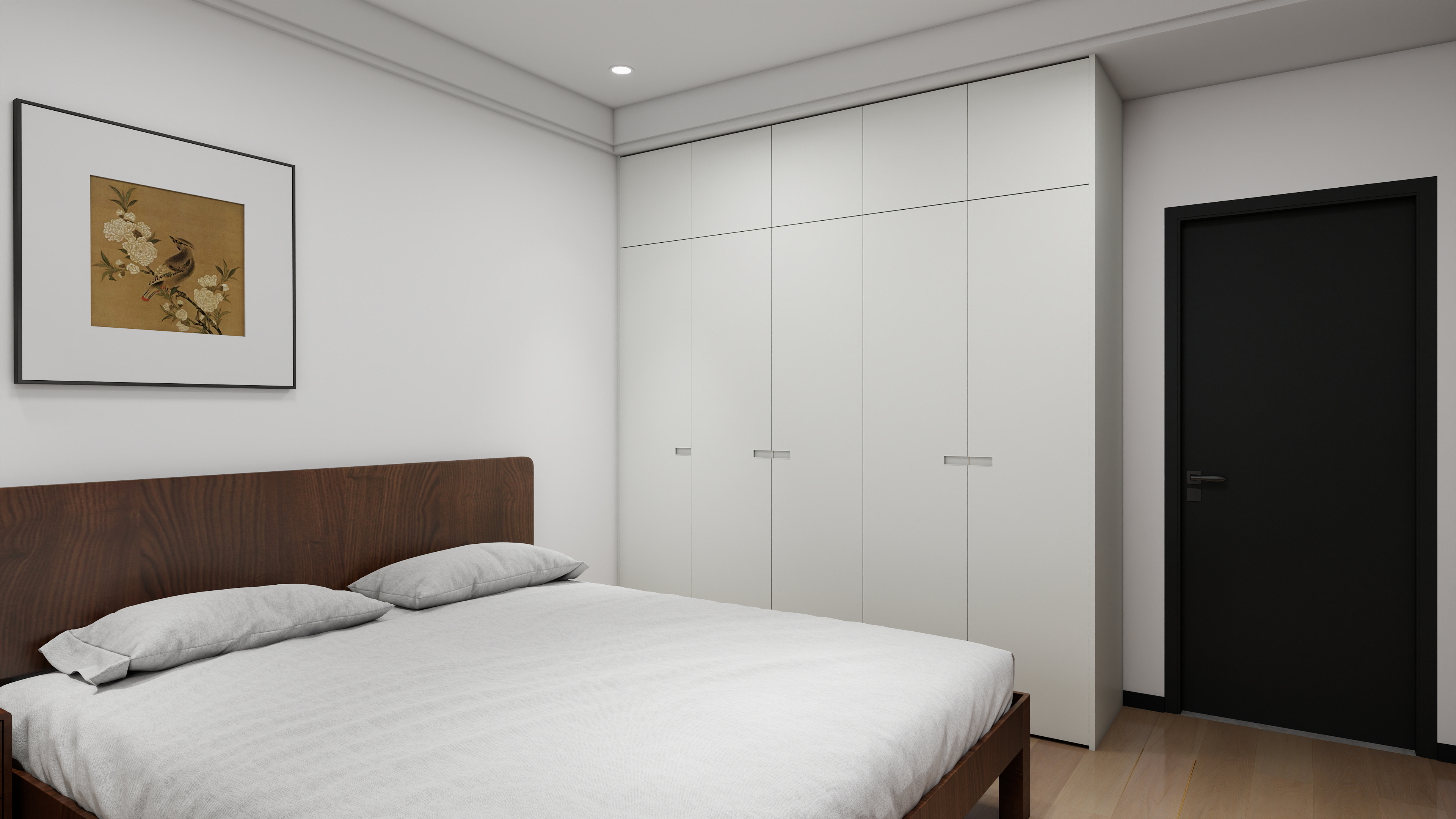 183****5716CCDp-春天之湖1-204一层主卧装修效果图第1张