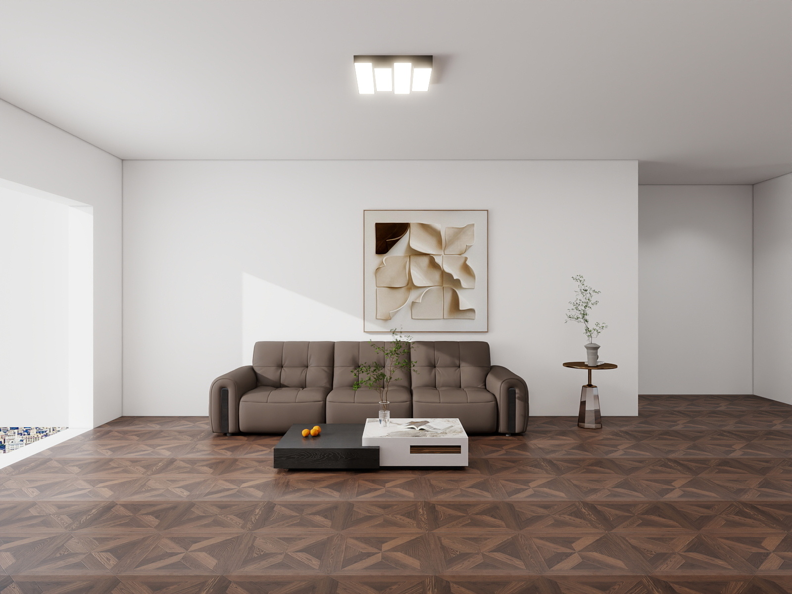 吴爽-94m²现代简约风格设计 装修效果图