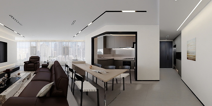 垚筑室内空间设计-远洋万和-装修设计方案