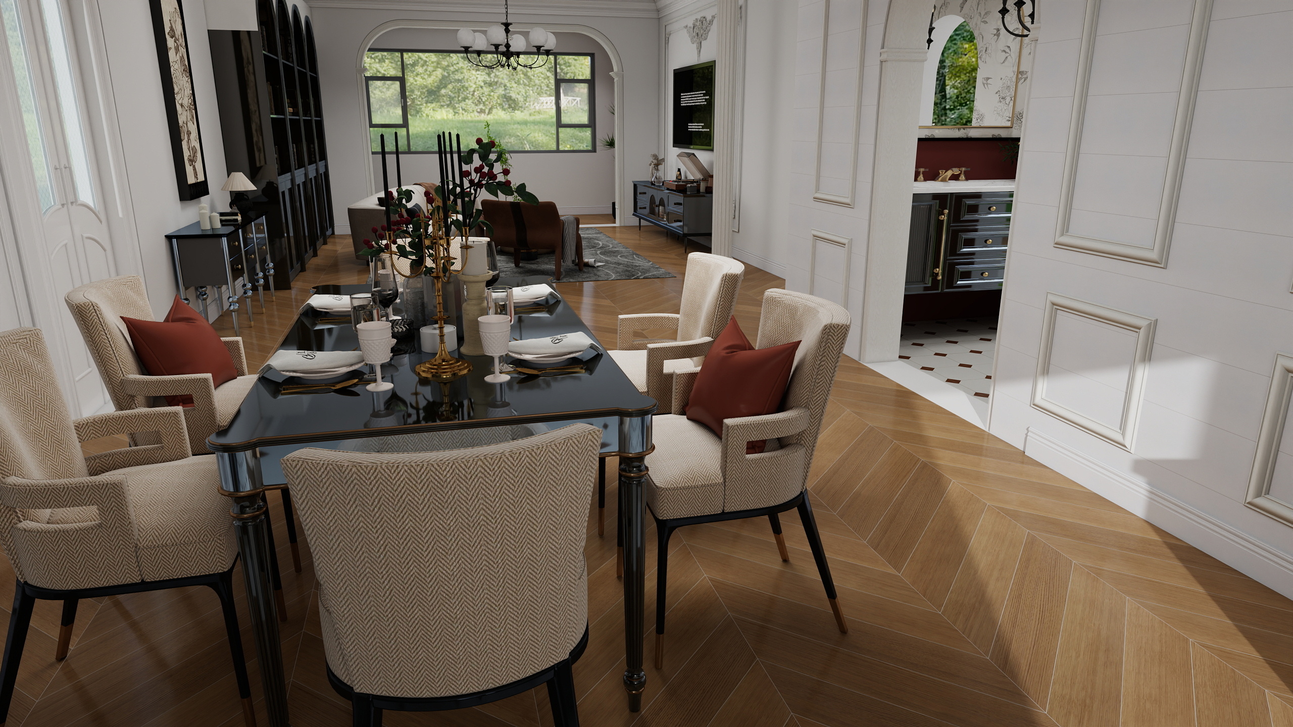 HONGTAI-DESIGN-法式-装修设计方案