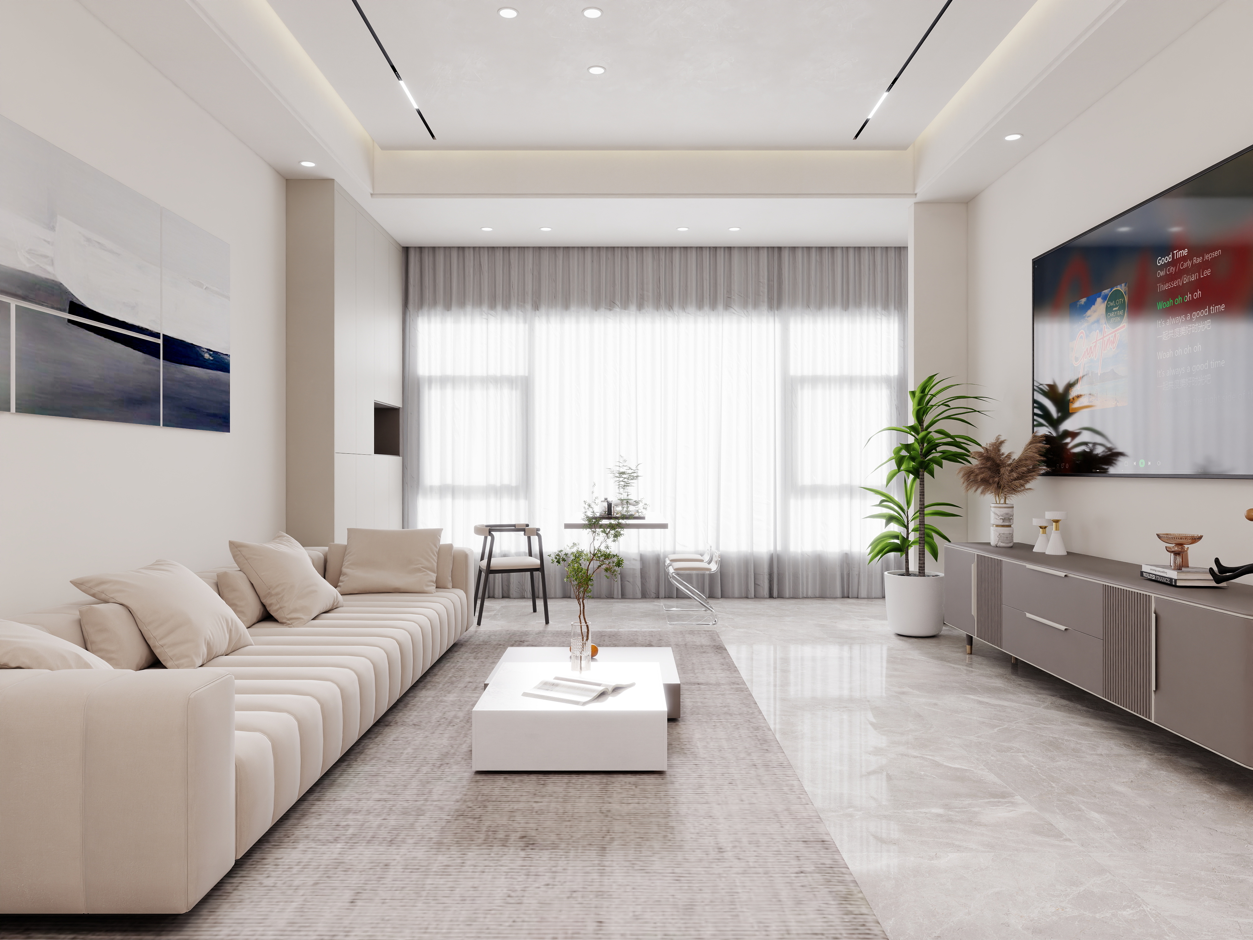 壹诺设计工作室-自建房简装装修效果图