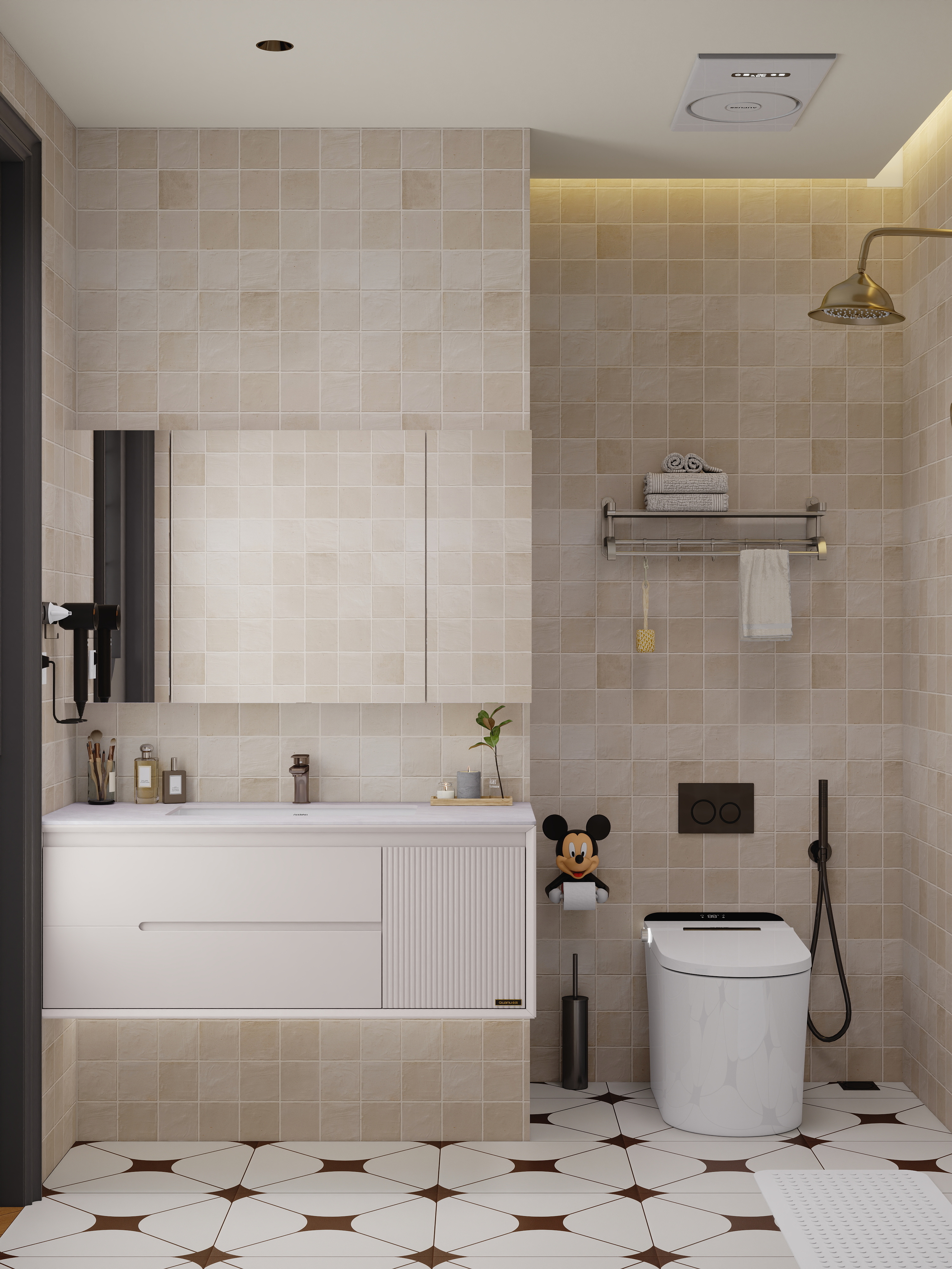 点点设计.-黑白轻法·二人世界装修效果图