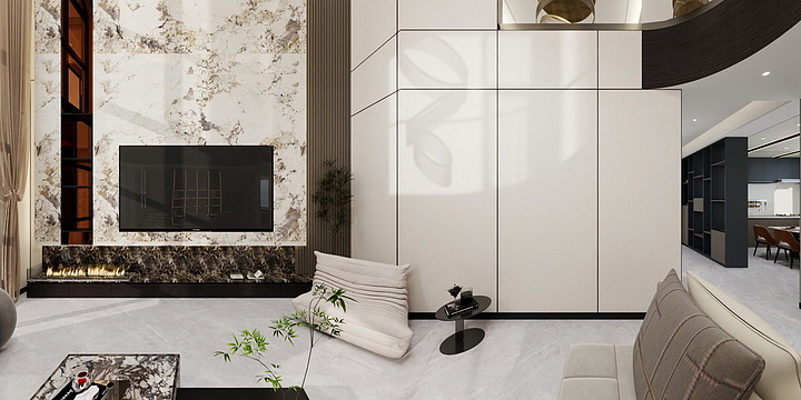 一宥设计-意式轻奢别墅-装修设计方案