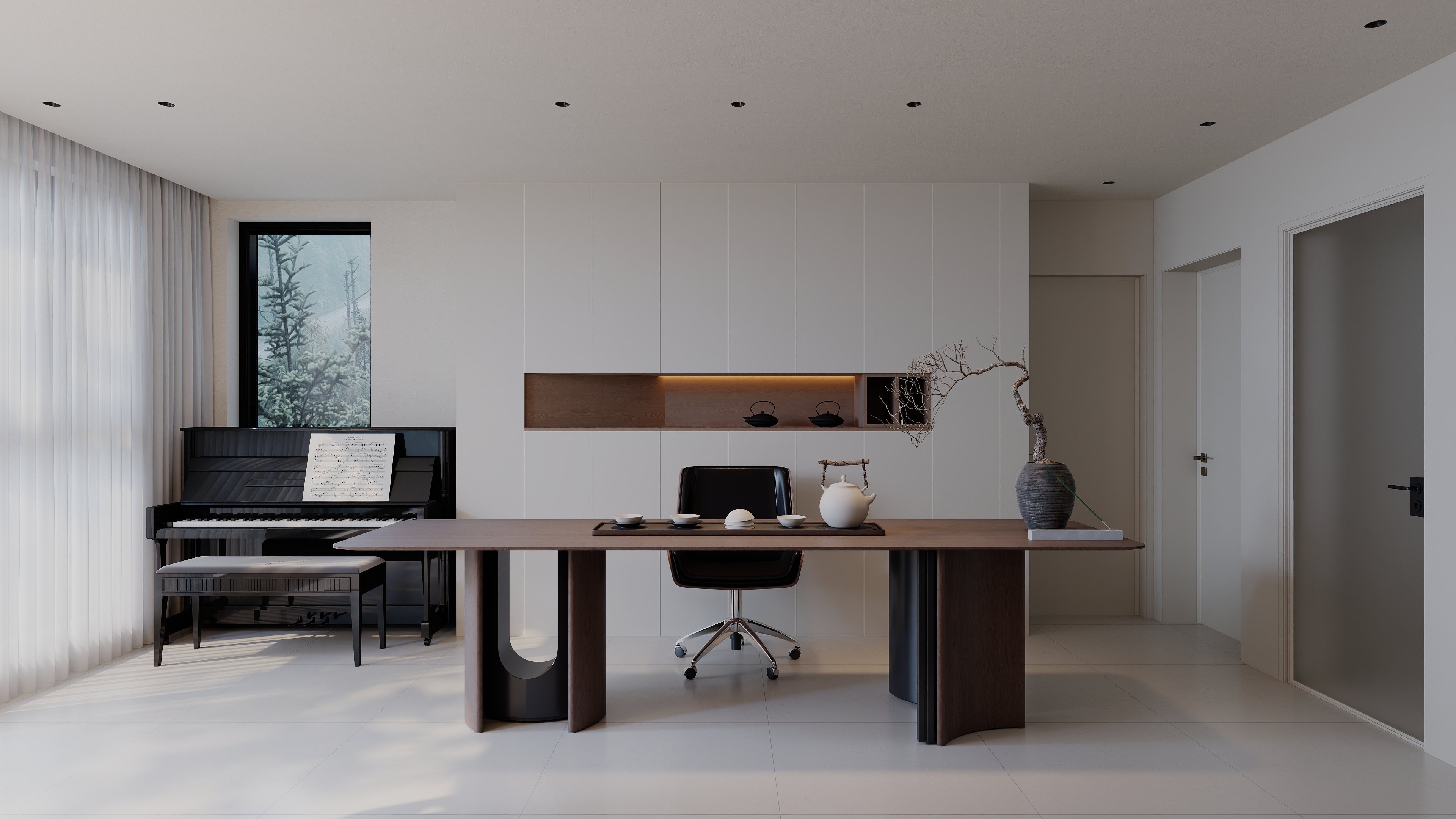 积木易搭-美学整装-国滨江山 -极简宋式 装修效果图