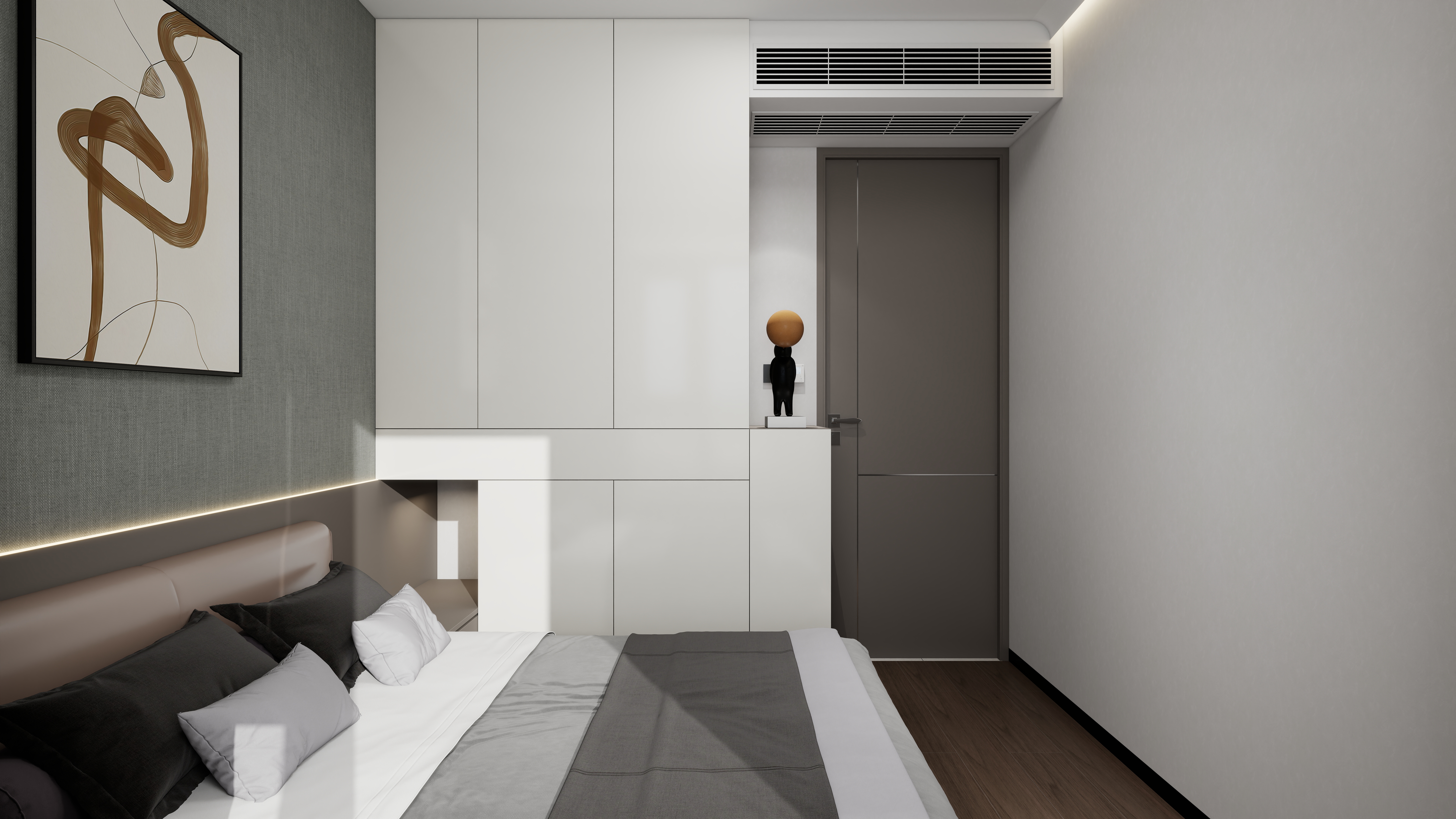 神马云在线-现代复古112平四房一层儿童房装修效果图第1张