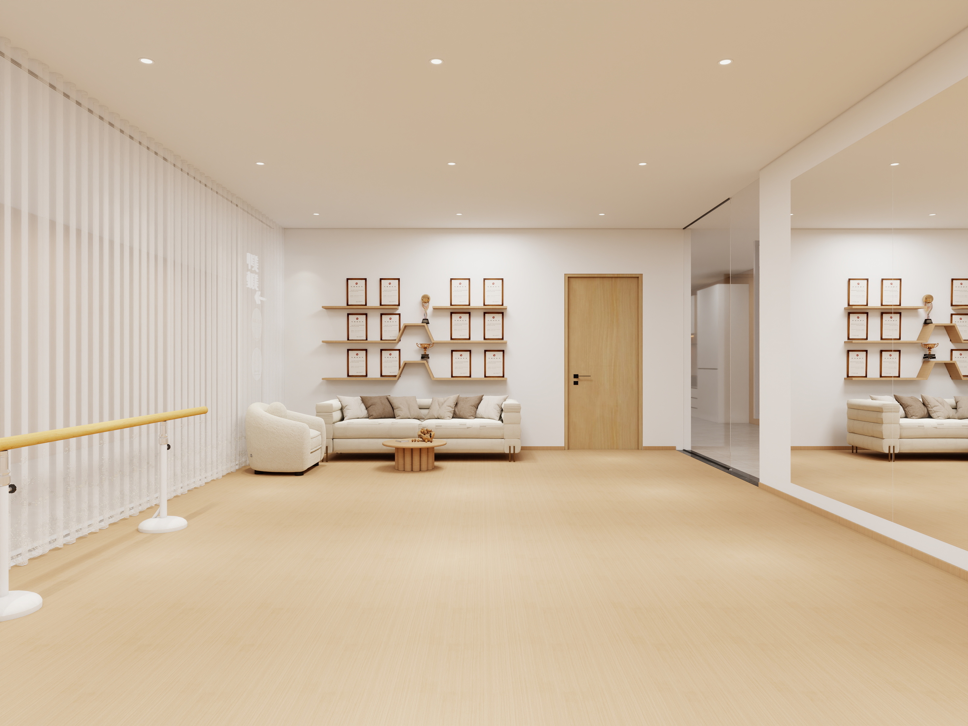 500一套_韩昊霖-舞蹈室装修效果图