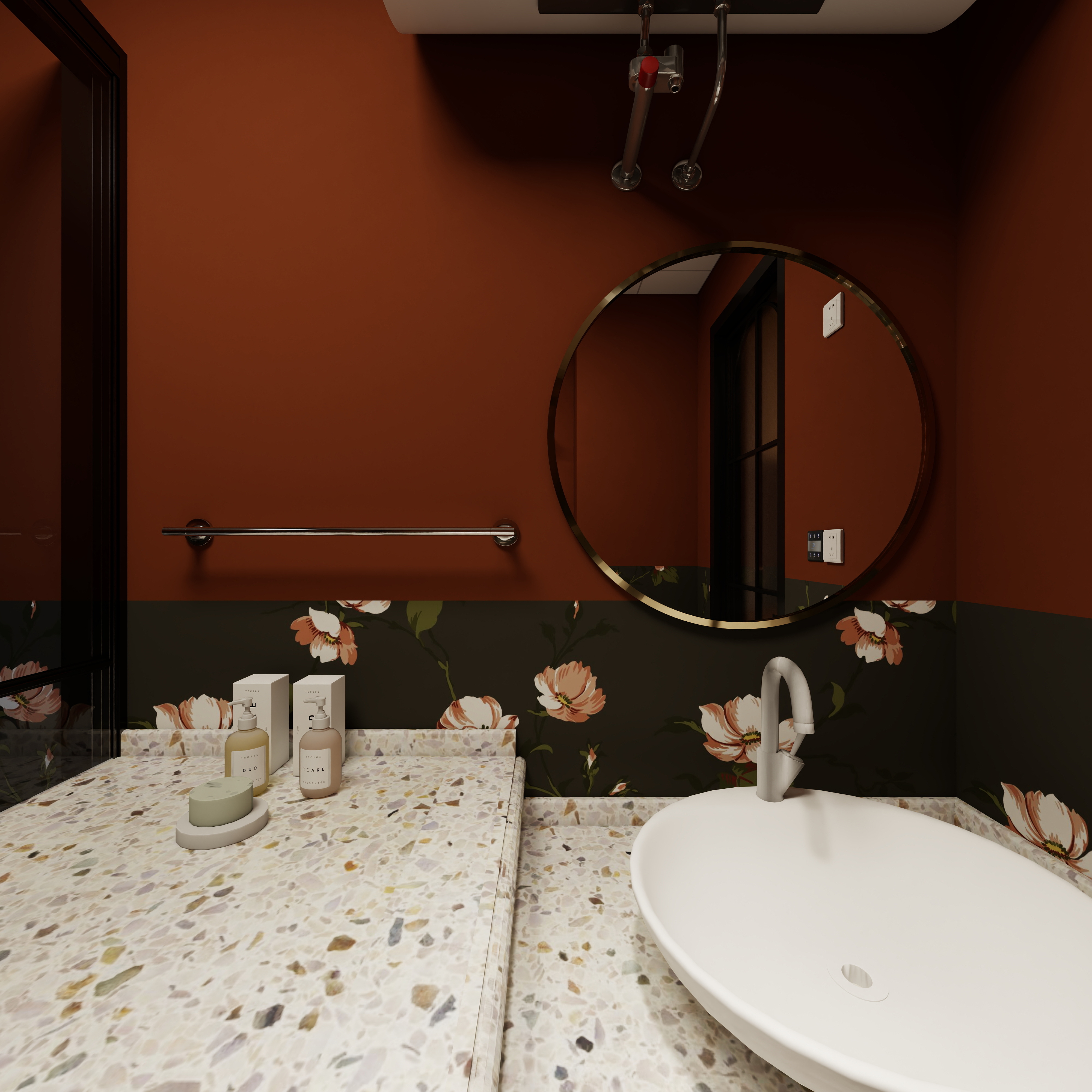 陈晓琛-Pat.Chen‘s Office一层卫生间装修效果图第4张