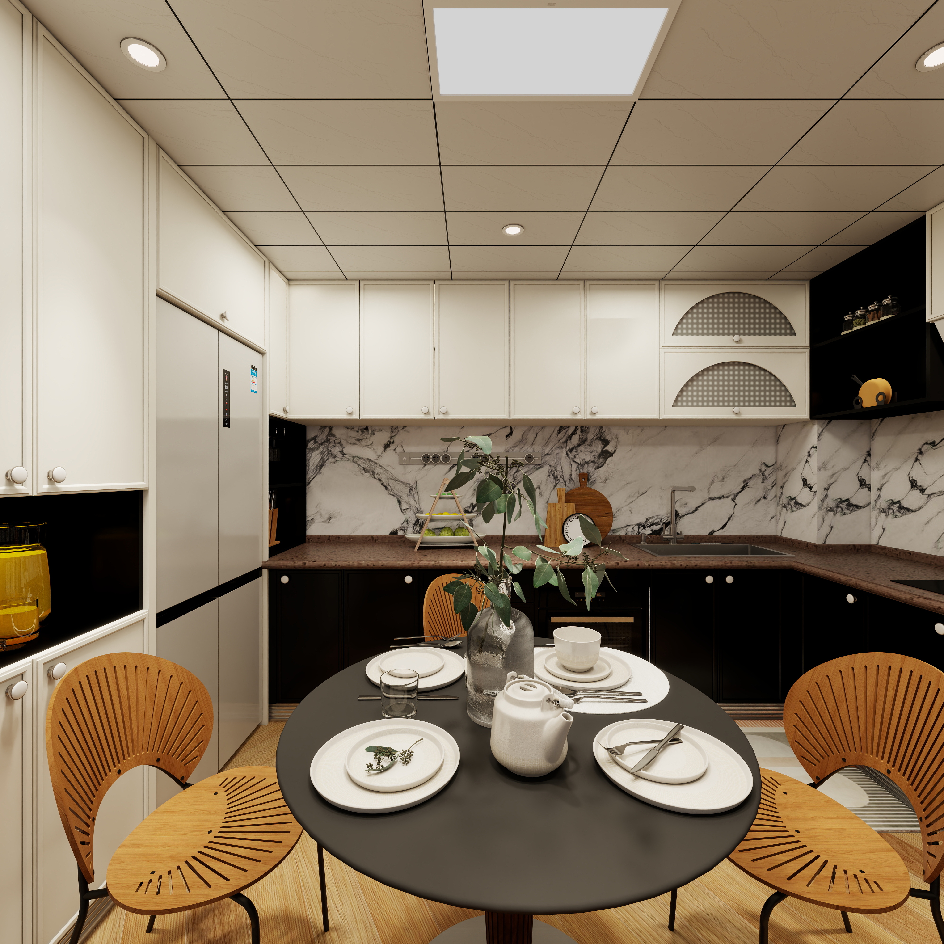 陈晓琛-Pat.Chen‘s Office一层厨房装修效果图第3张