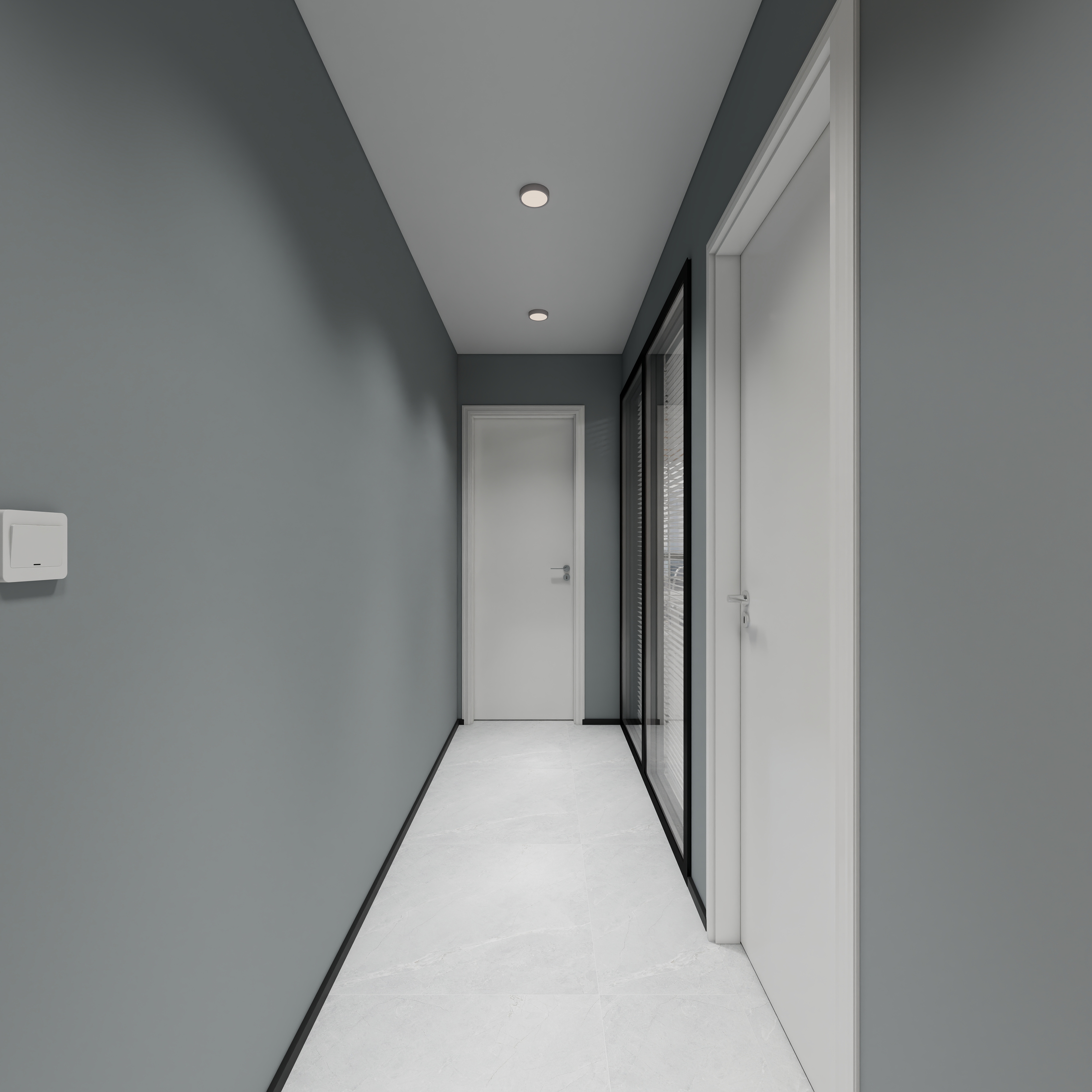 陈晓琛-Pat.Chen‘s Office地下第一层走廊装修效果图第3张