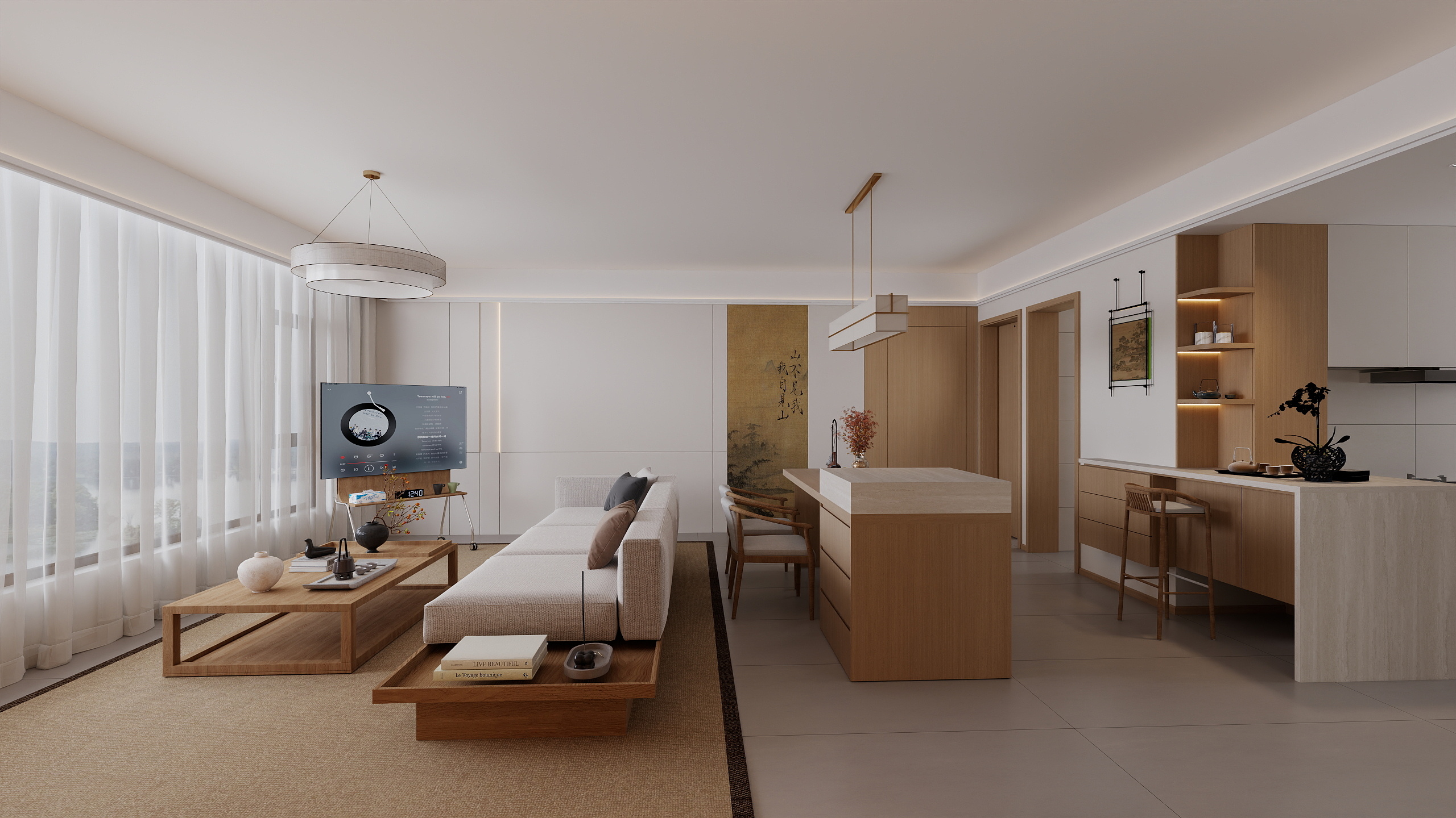 杨不起-118㎡1室装修效果图