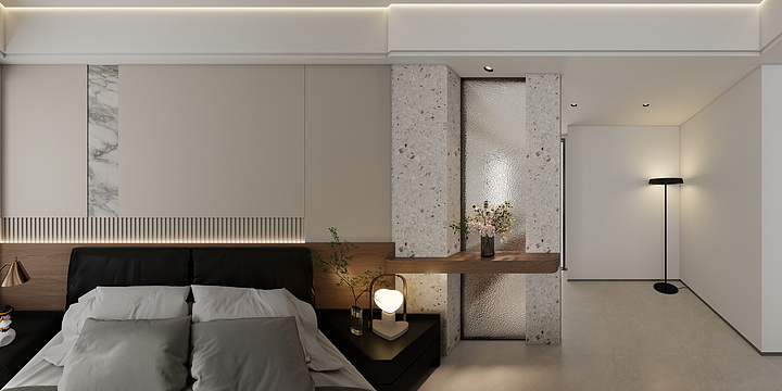 生蚝炖傻狗-主卧-装修设计方案