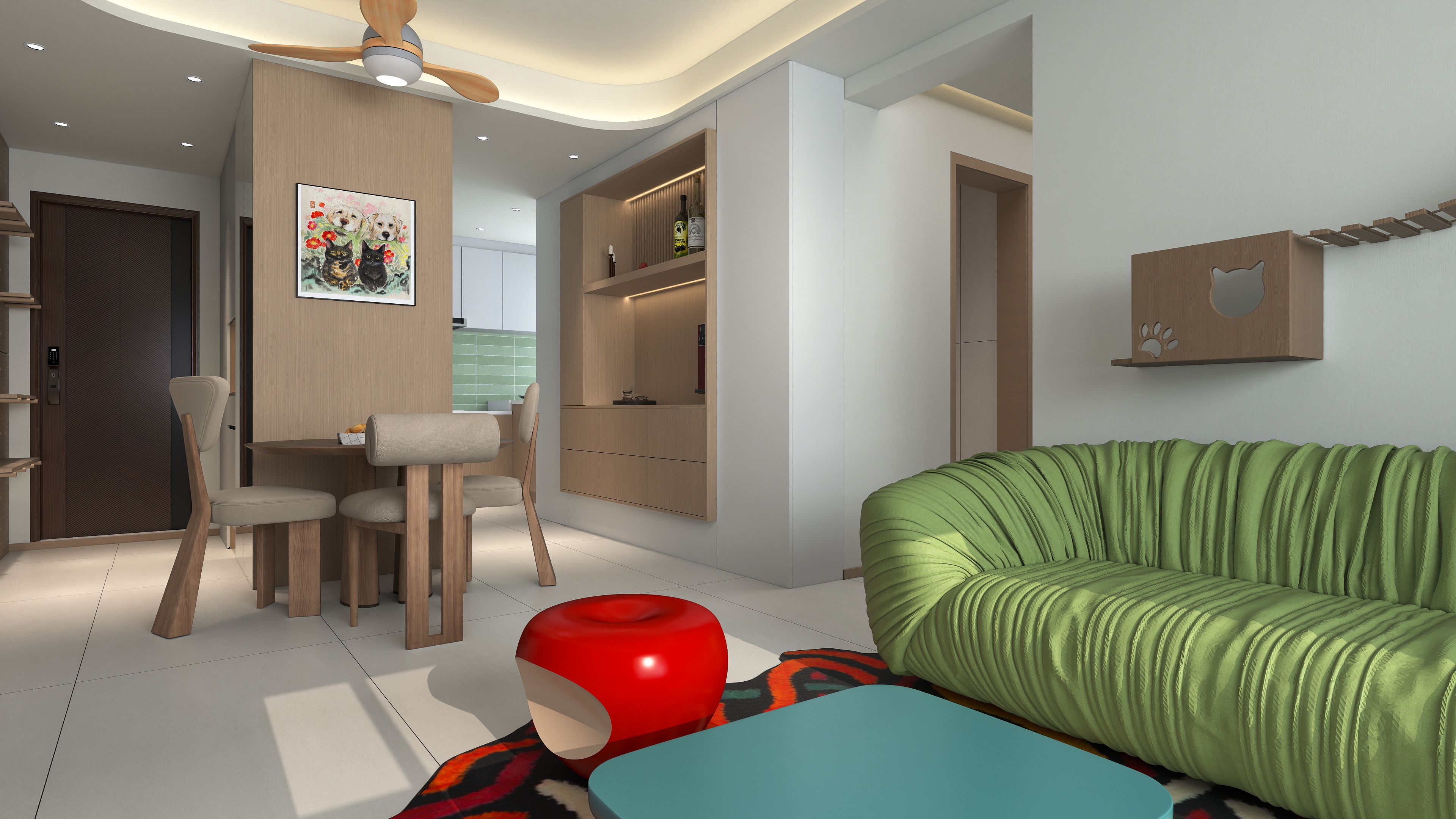 有糖设计工作室-原木风装修效果图