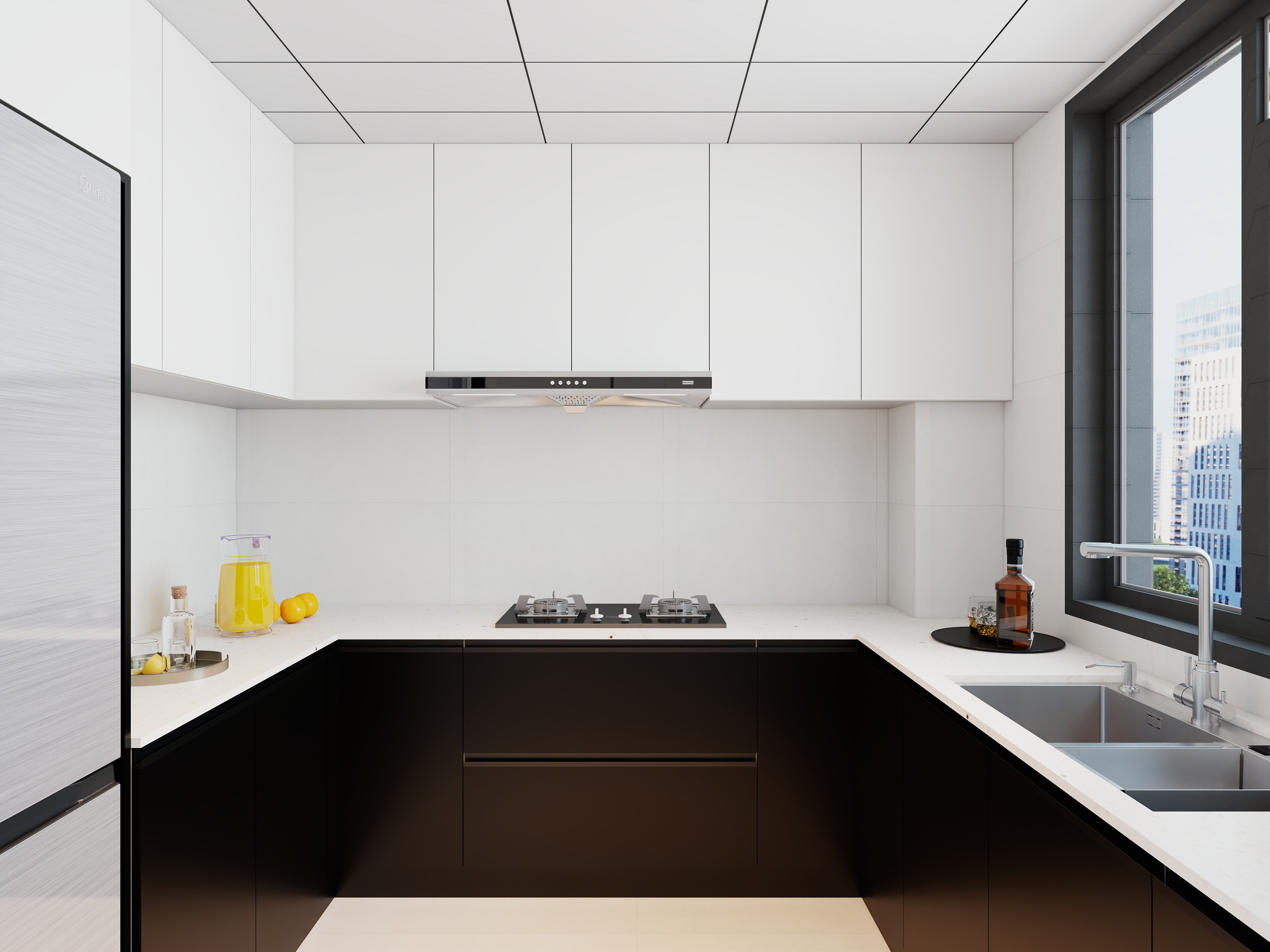 艺雅丽-141平现代简约  装修效果图