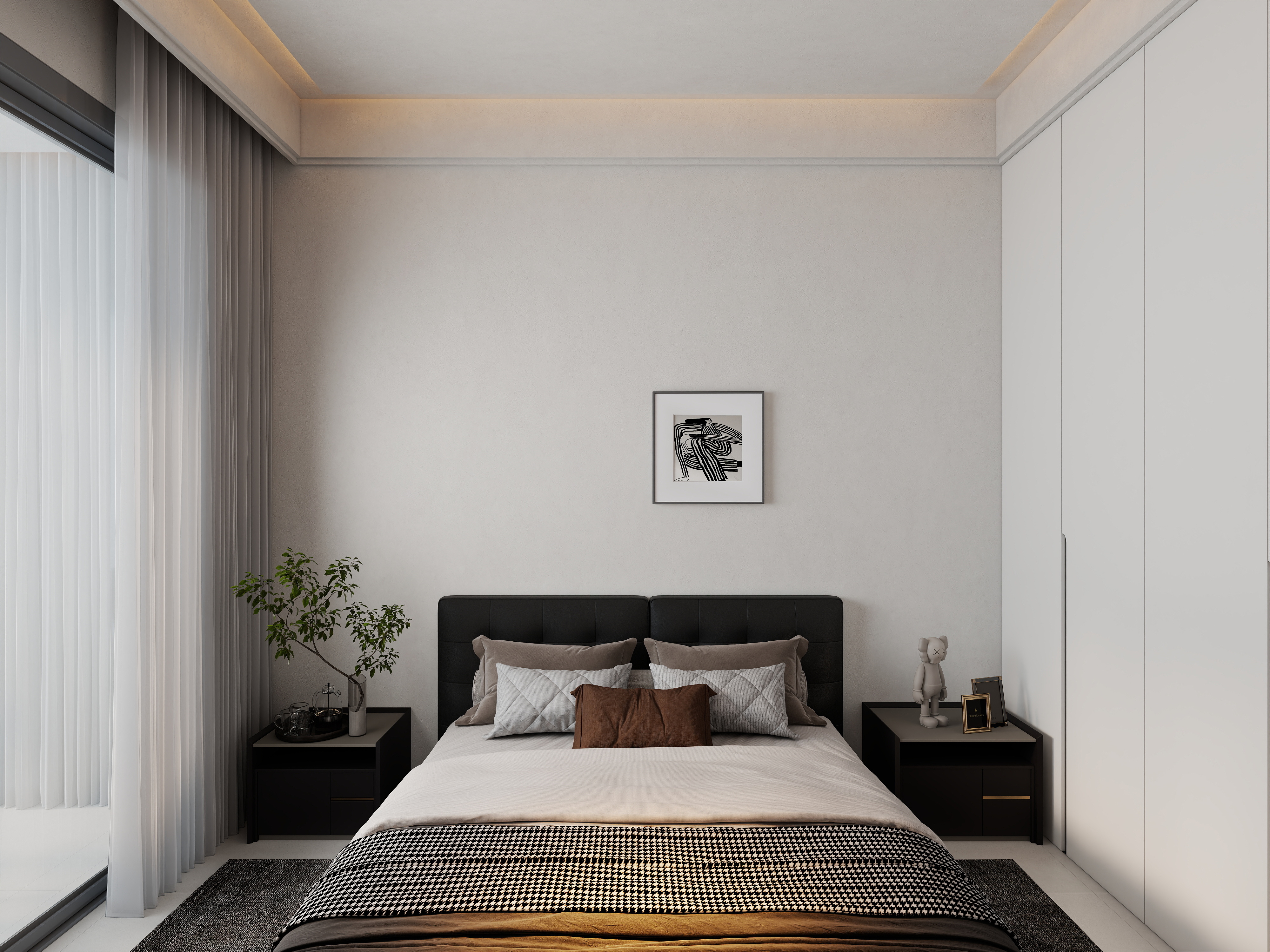 艺雅丽-141平现代简约  装修效果图