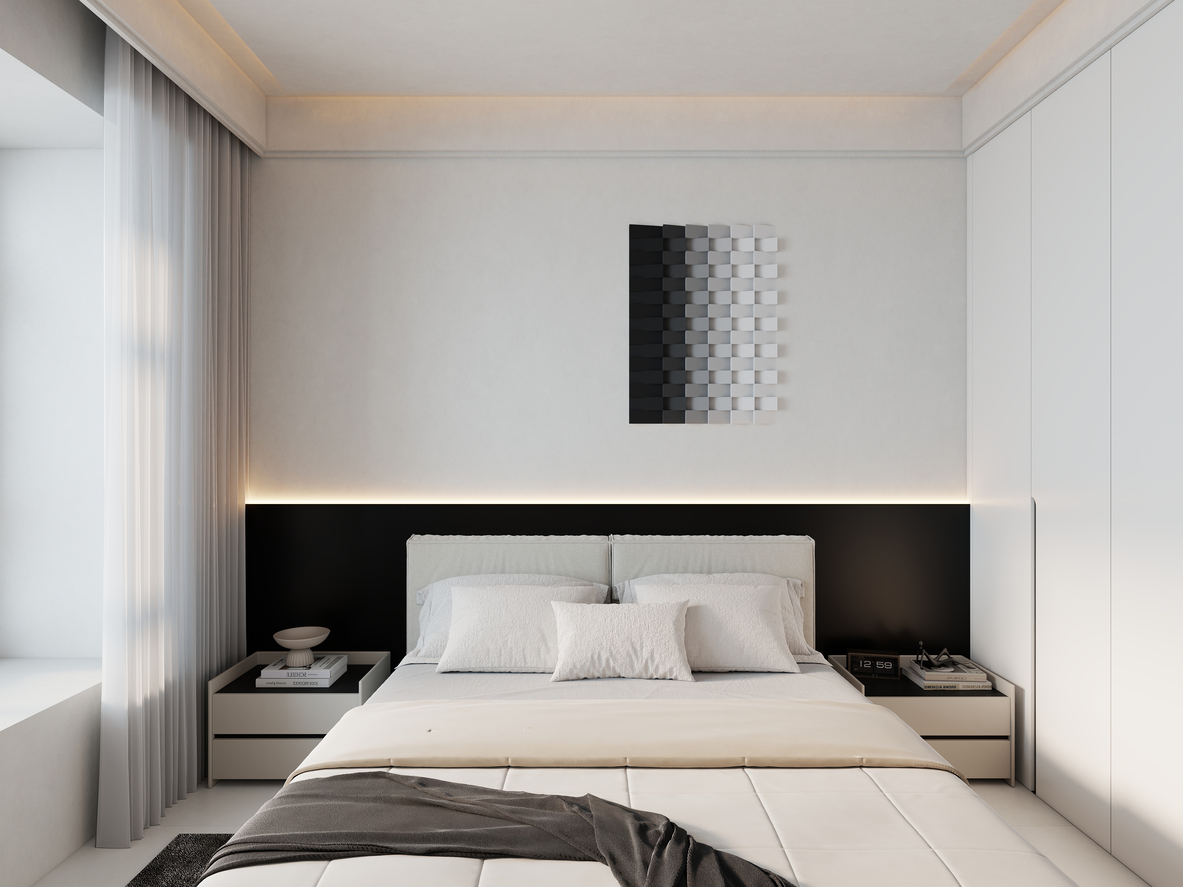 艺雅丽-141平现代简约  装修效果图