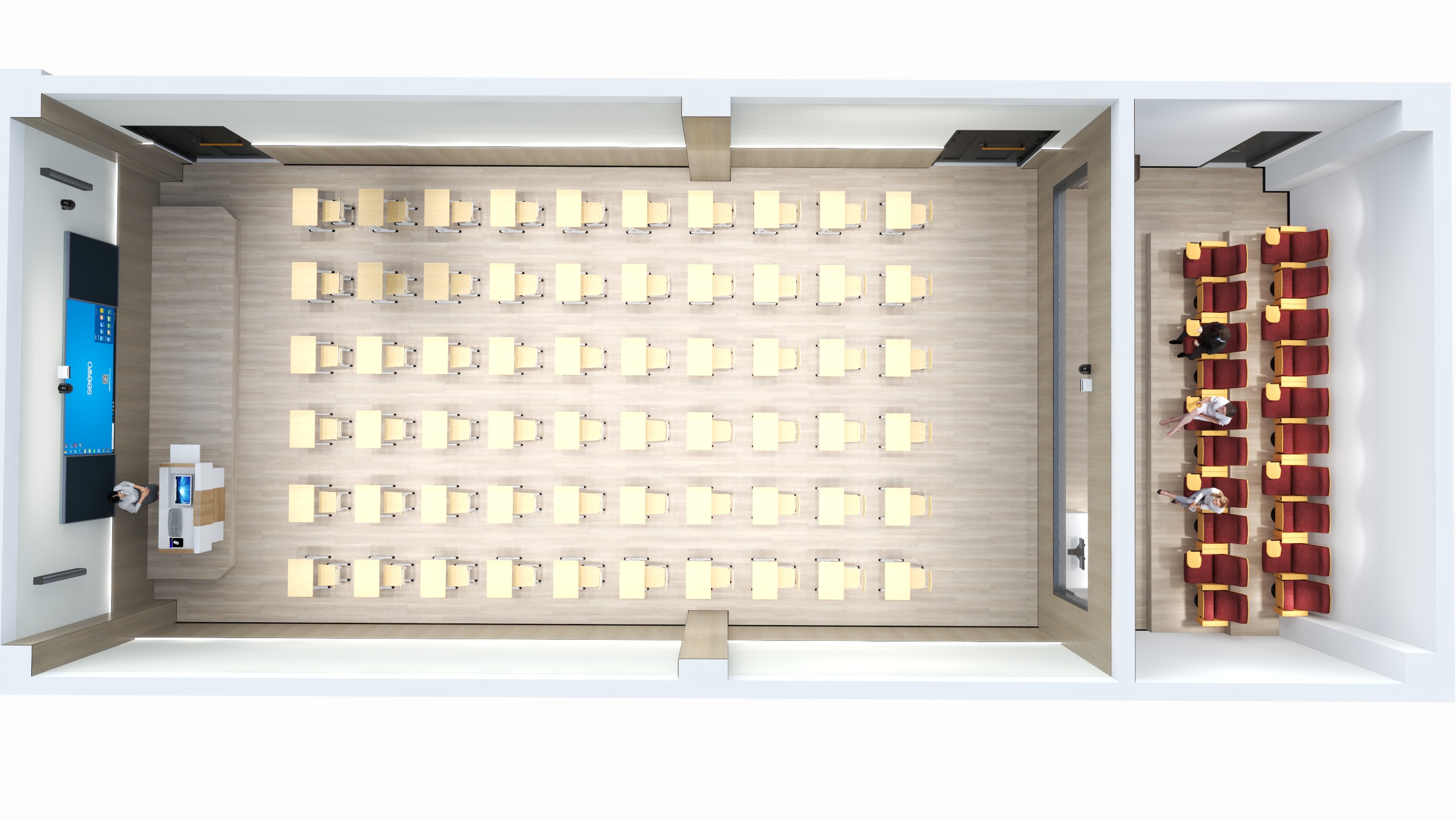 正能量缔造杨朔-师专附中录播室-装修设计方案