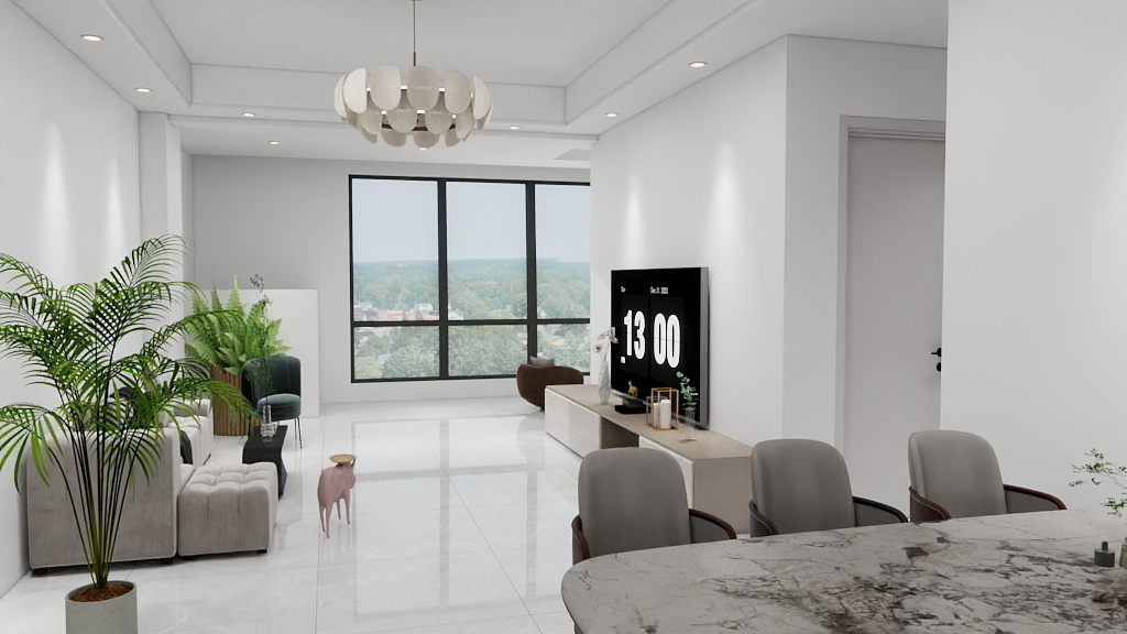 牙博士-华旅  92.56m²  E2户型 -装修设计方案