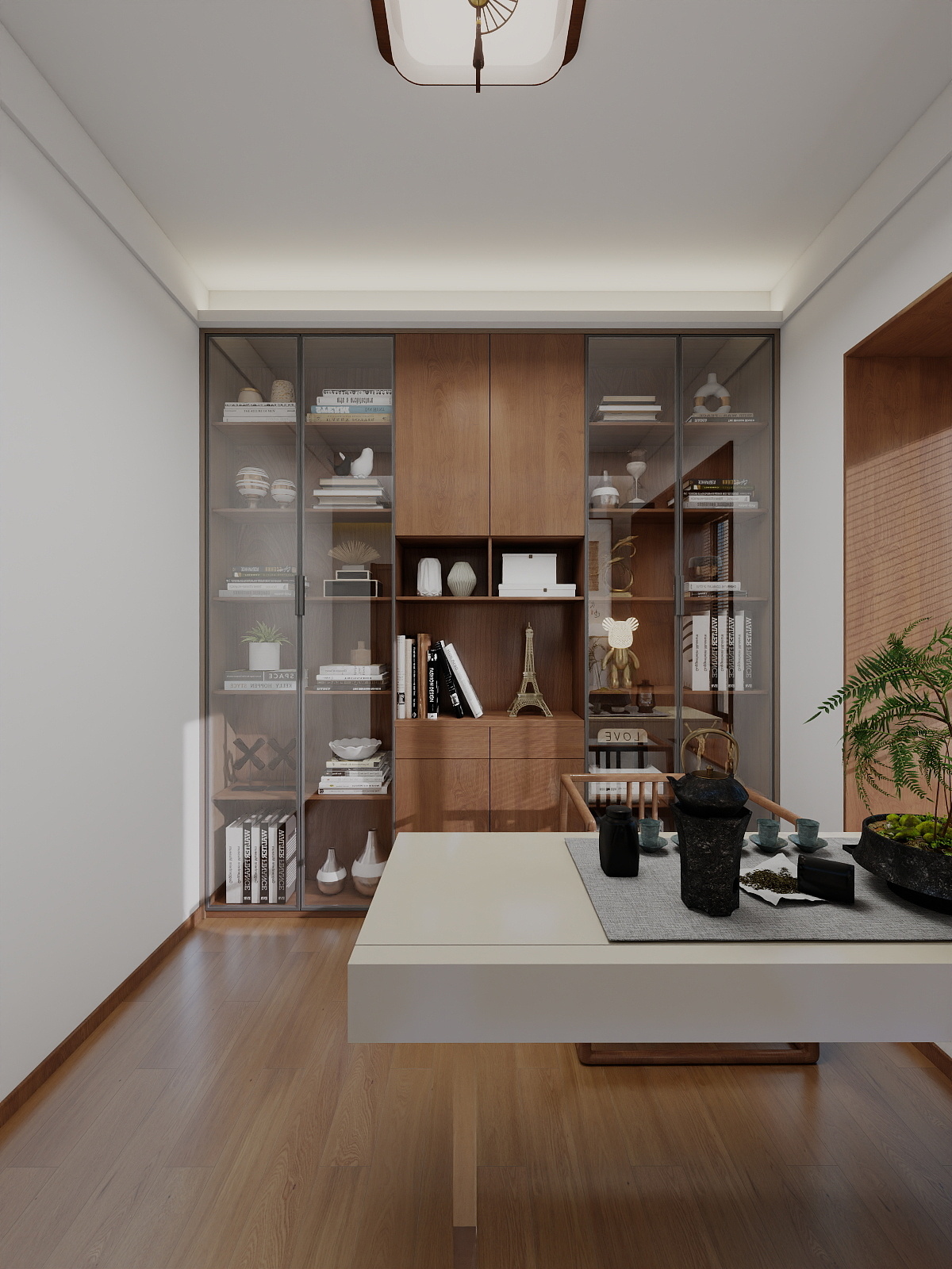 设计师丨罗江-优筑.天府城 新中式 107㎡装修效果图