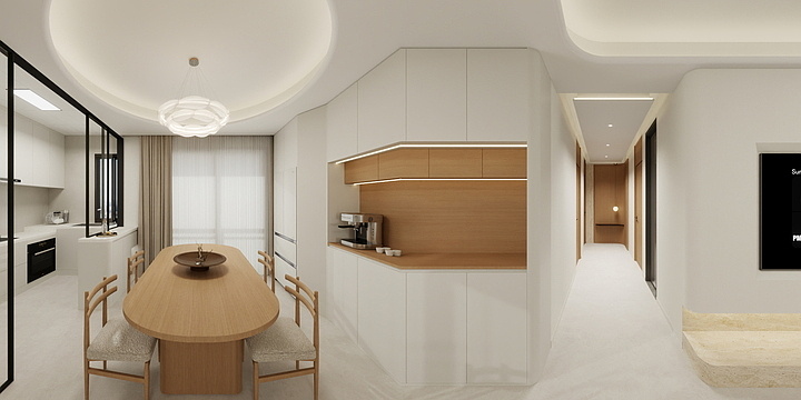 香格装饰-佳佳-杨工-原木奶油-悦江府南区143方-装修设计方案