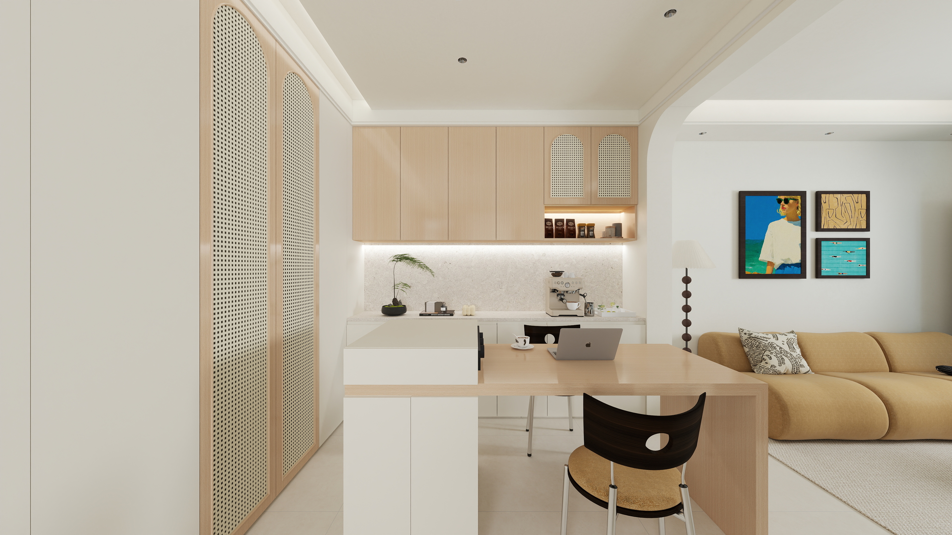 沈阳设计师麦粒-丁香水岸装修效果图