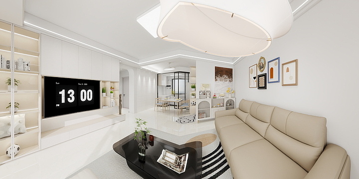 臻创空间设计-苏通花苑3-1-102-装修设计方案