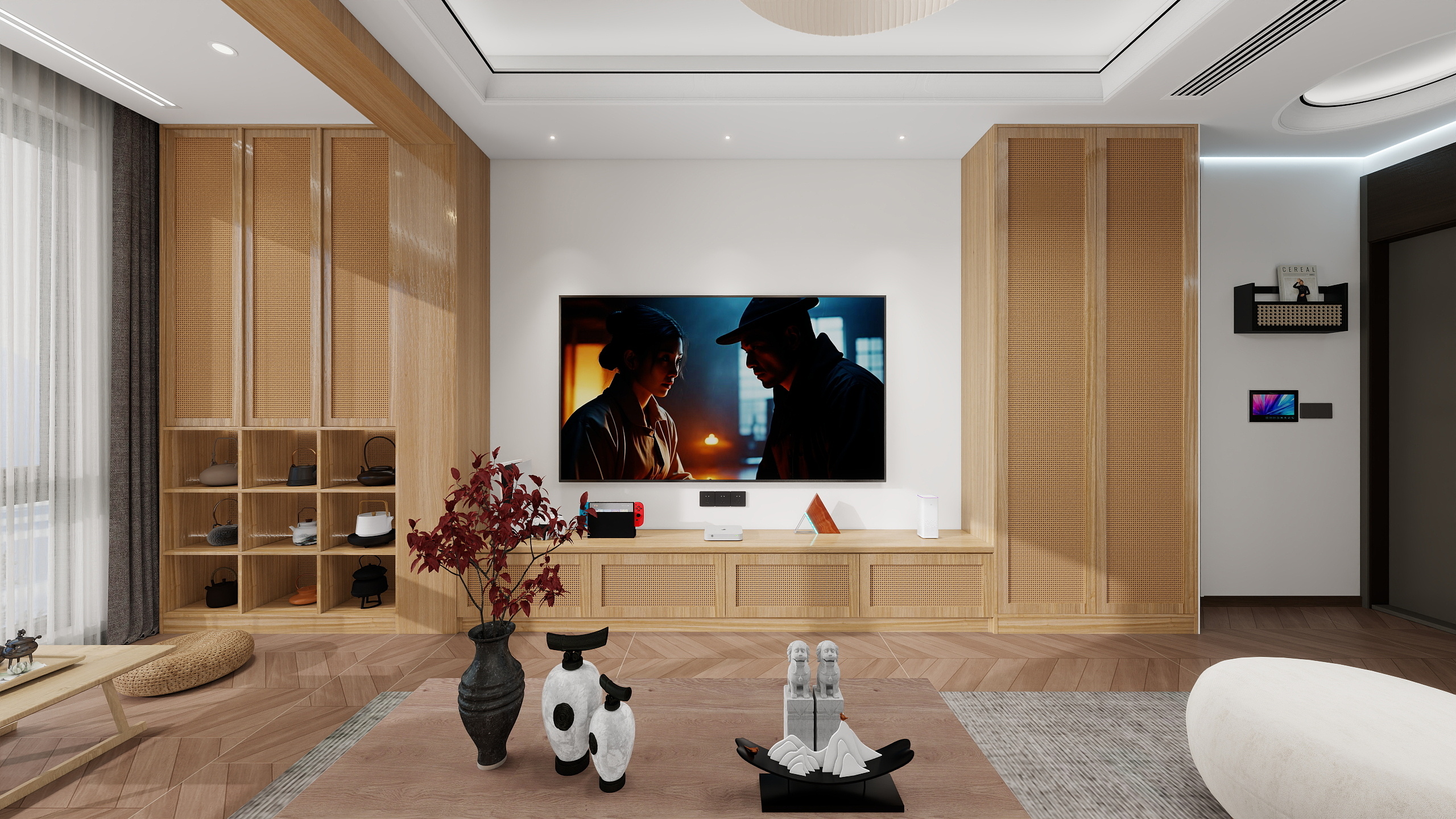 孤独的52赫兹-绿地康桥新苑现代简约77㎡2室-装修设计方案