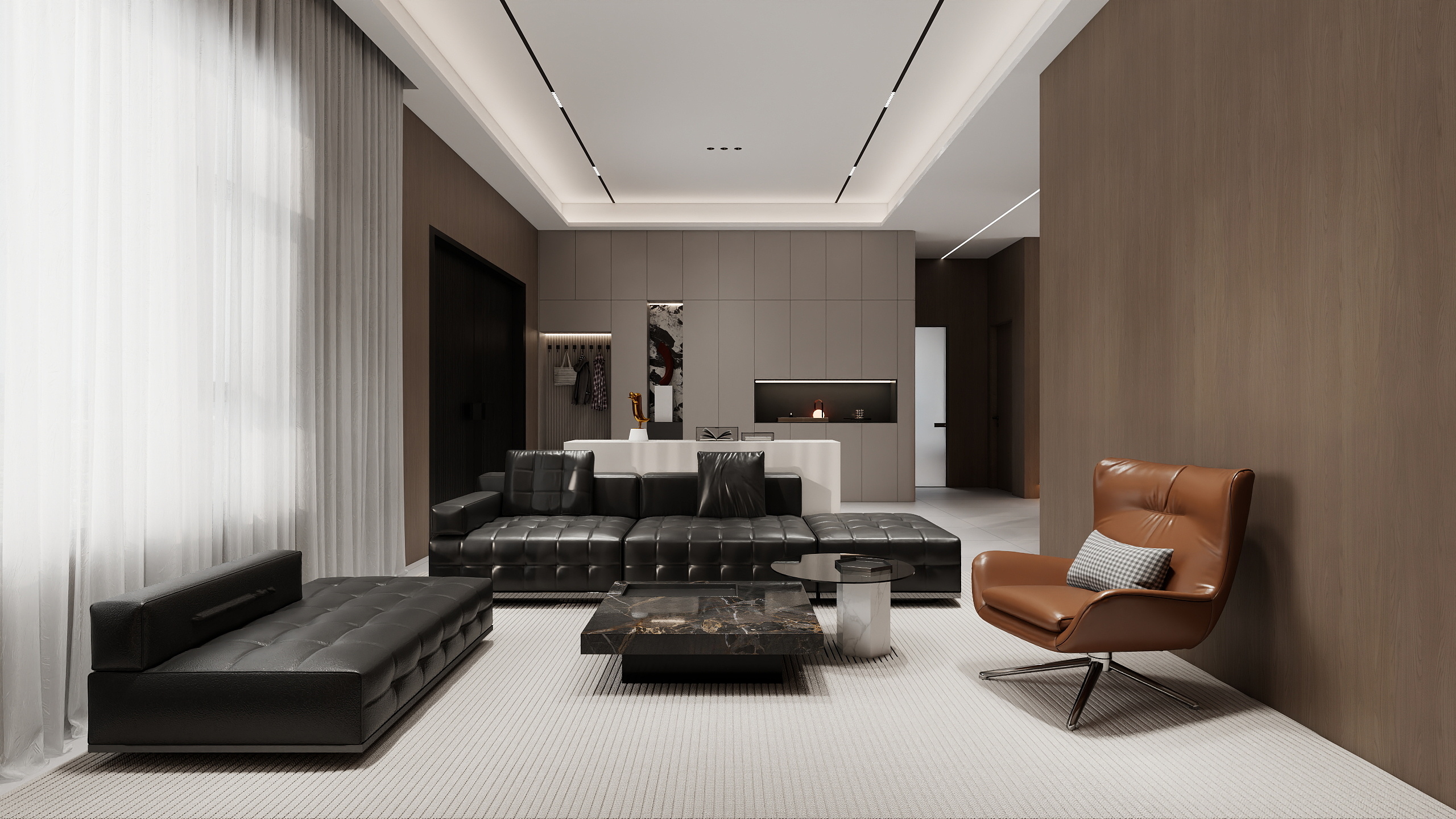 李青越-274方意式别墅装修效果图