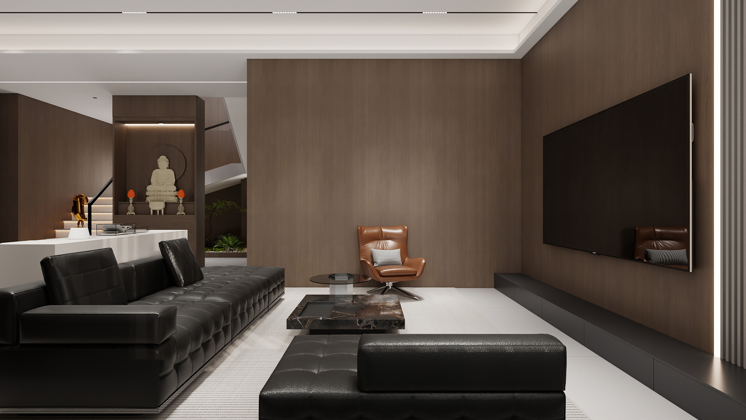 李青越-274方意式别墅装修效果图