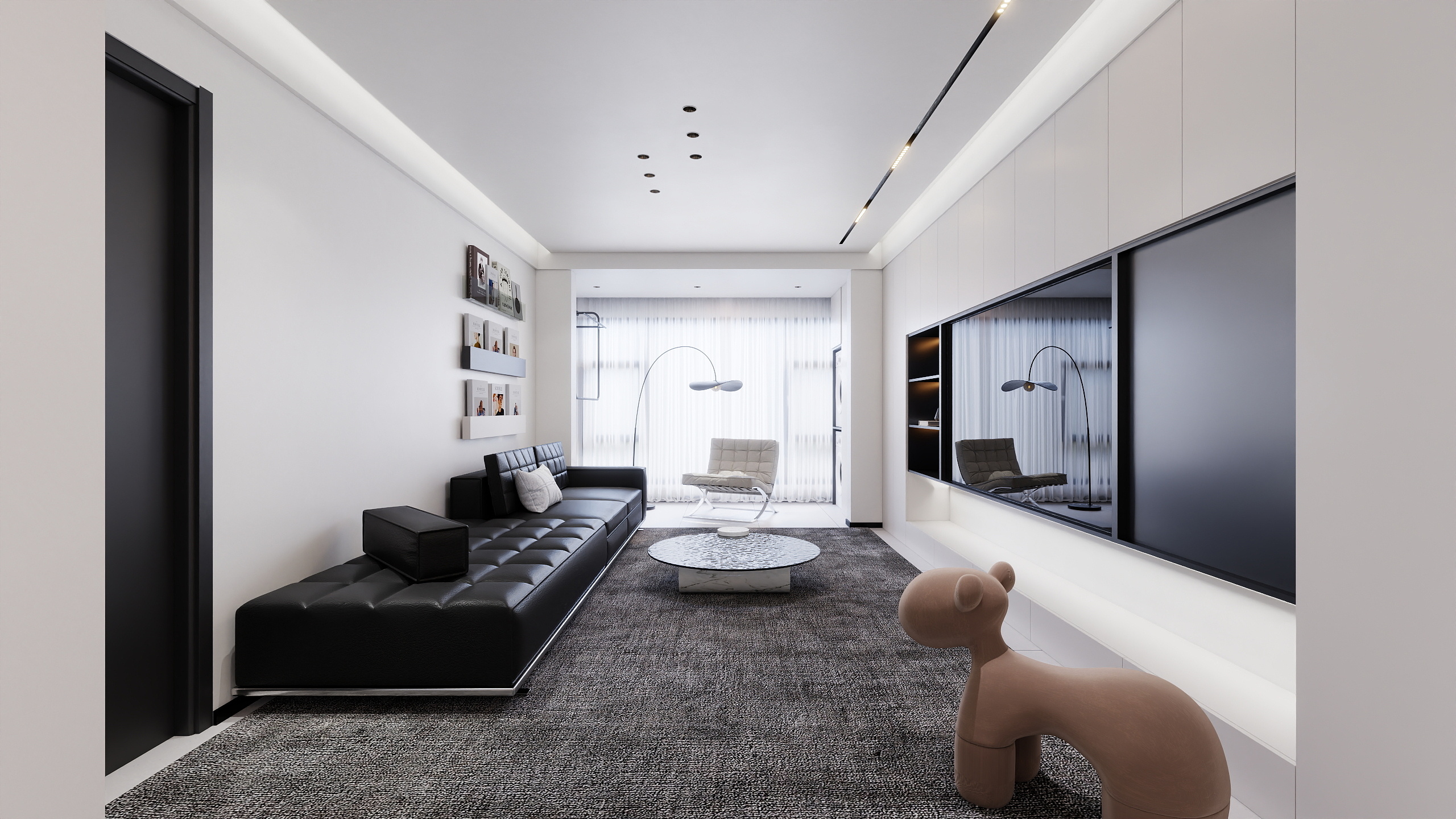 熹安筑境-现代极简黑白灰 - 第二版-装修设计方案