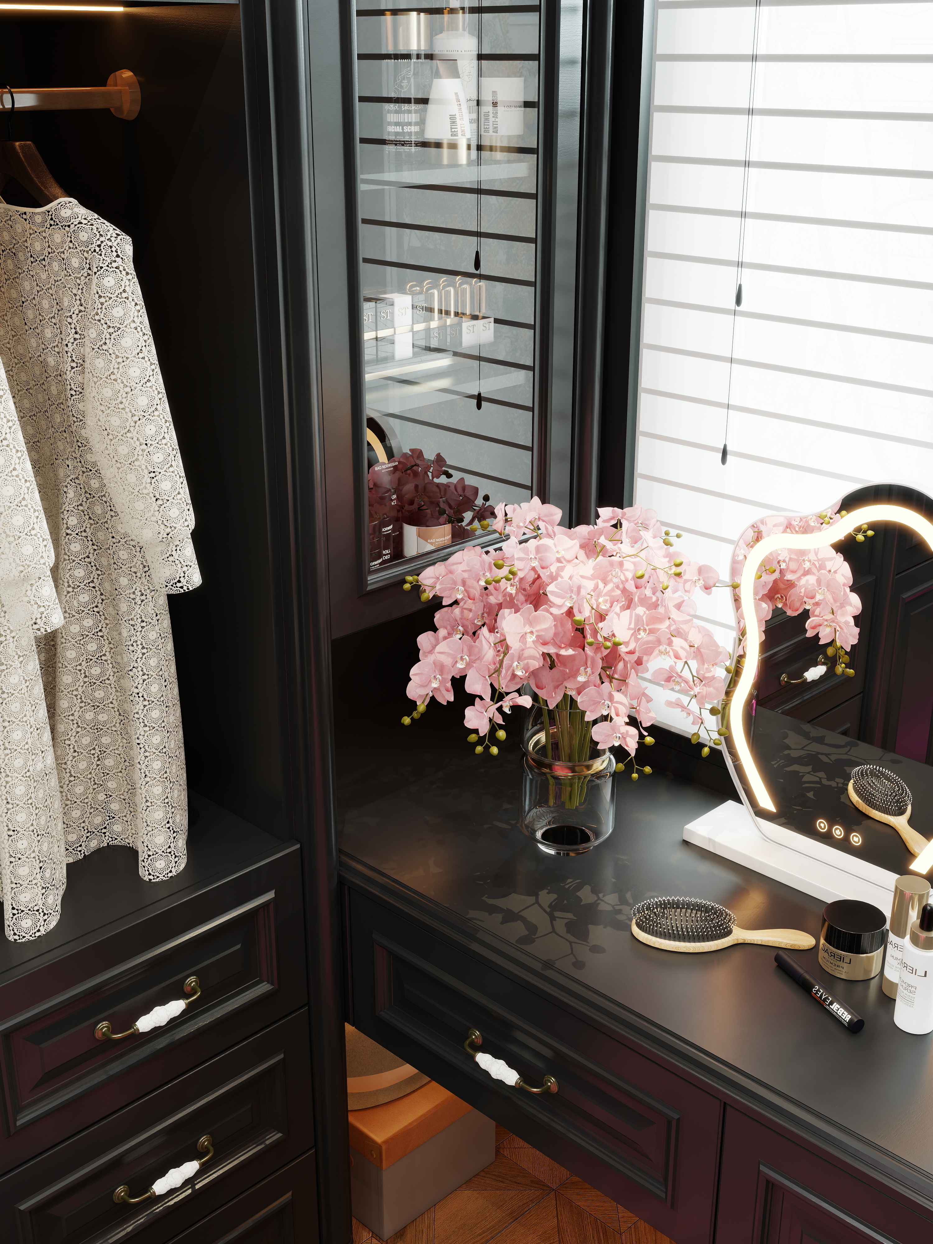 陈711-84㎡1室装修效果图