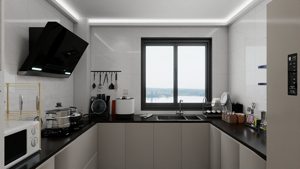 建筑设计陈先生-练习-厨房（1）-装修设计方案