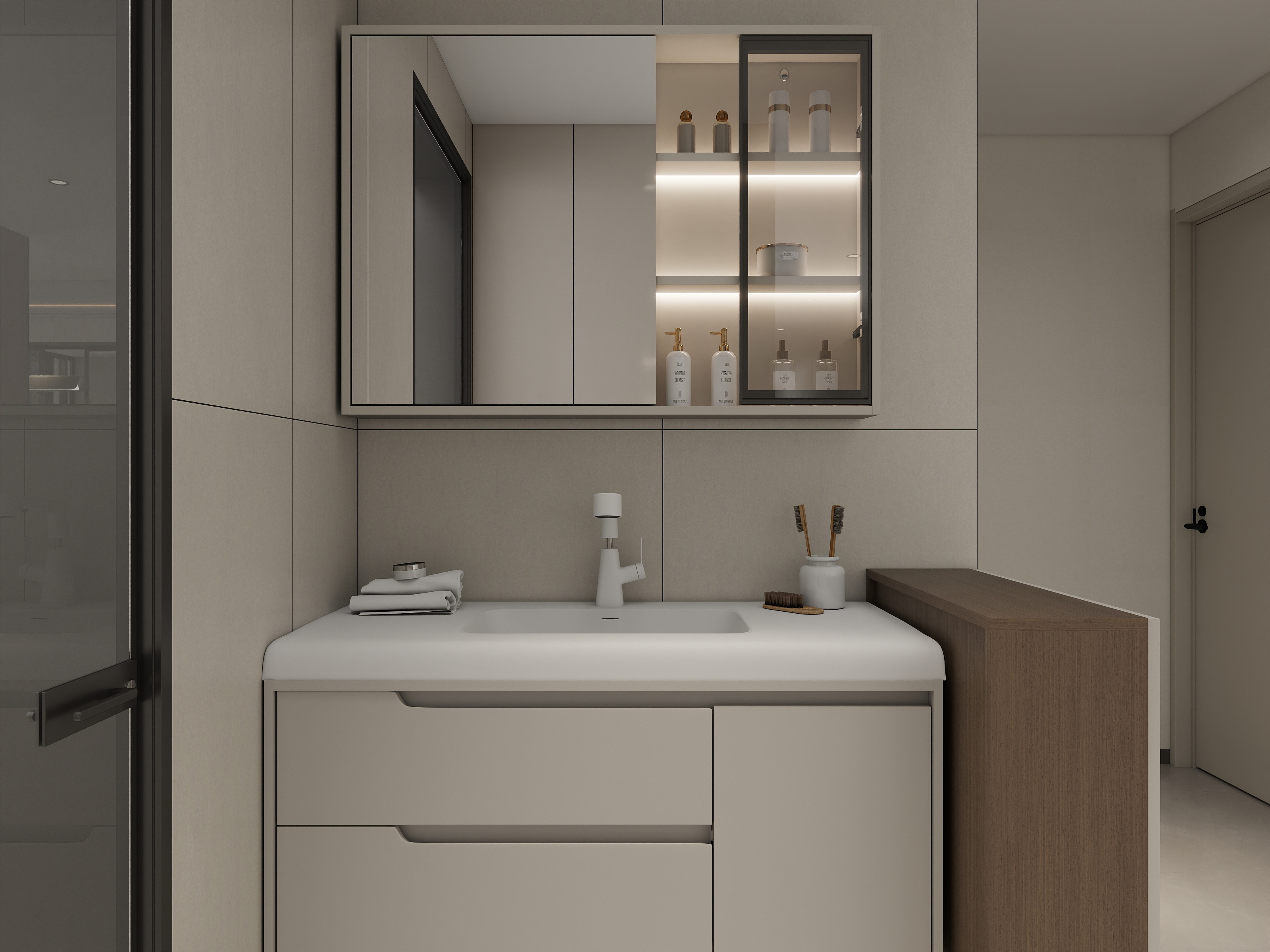 李青越-144平方现代风格四居室 装修效果图