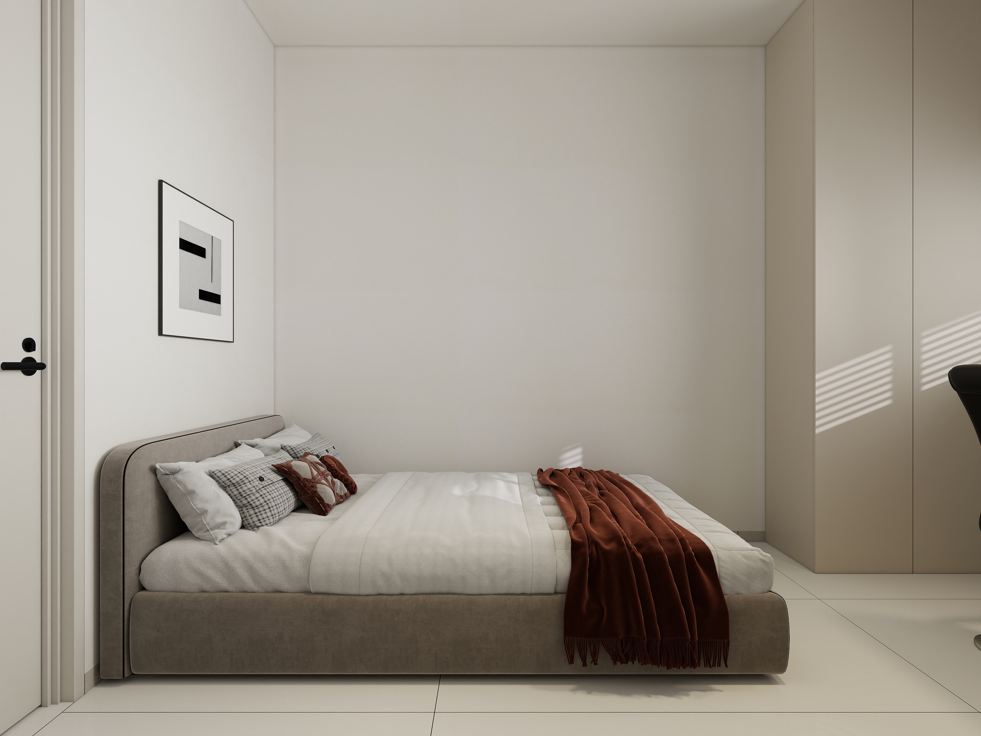 李青越-109平方现代简约三居室 装修效果图