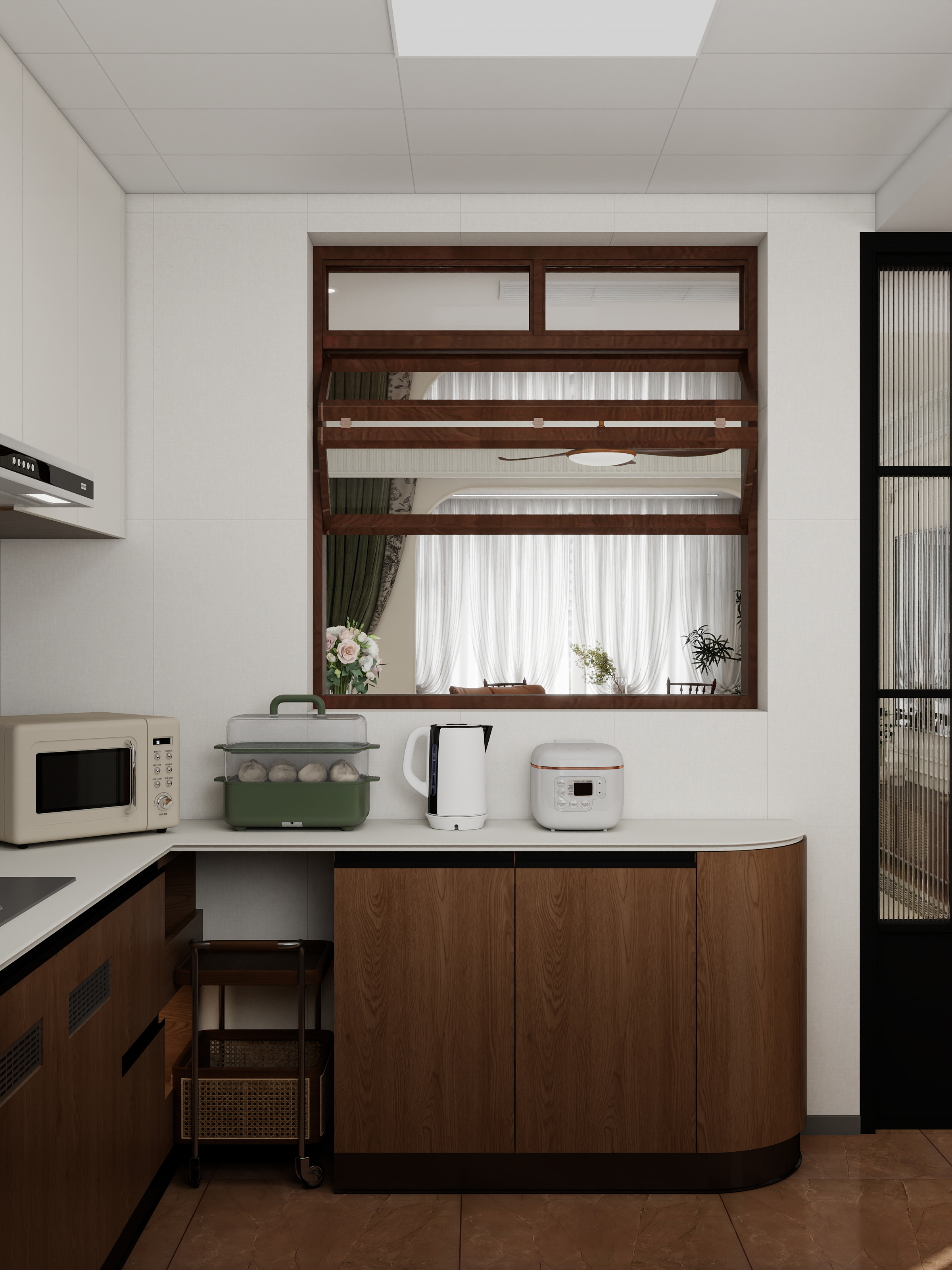 陈晓静-翰林府118平中古风 - 正常装修效果图