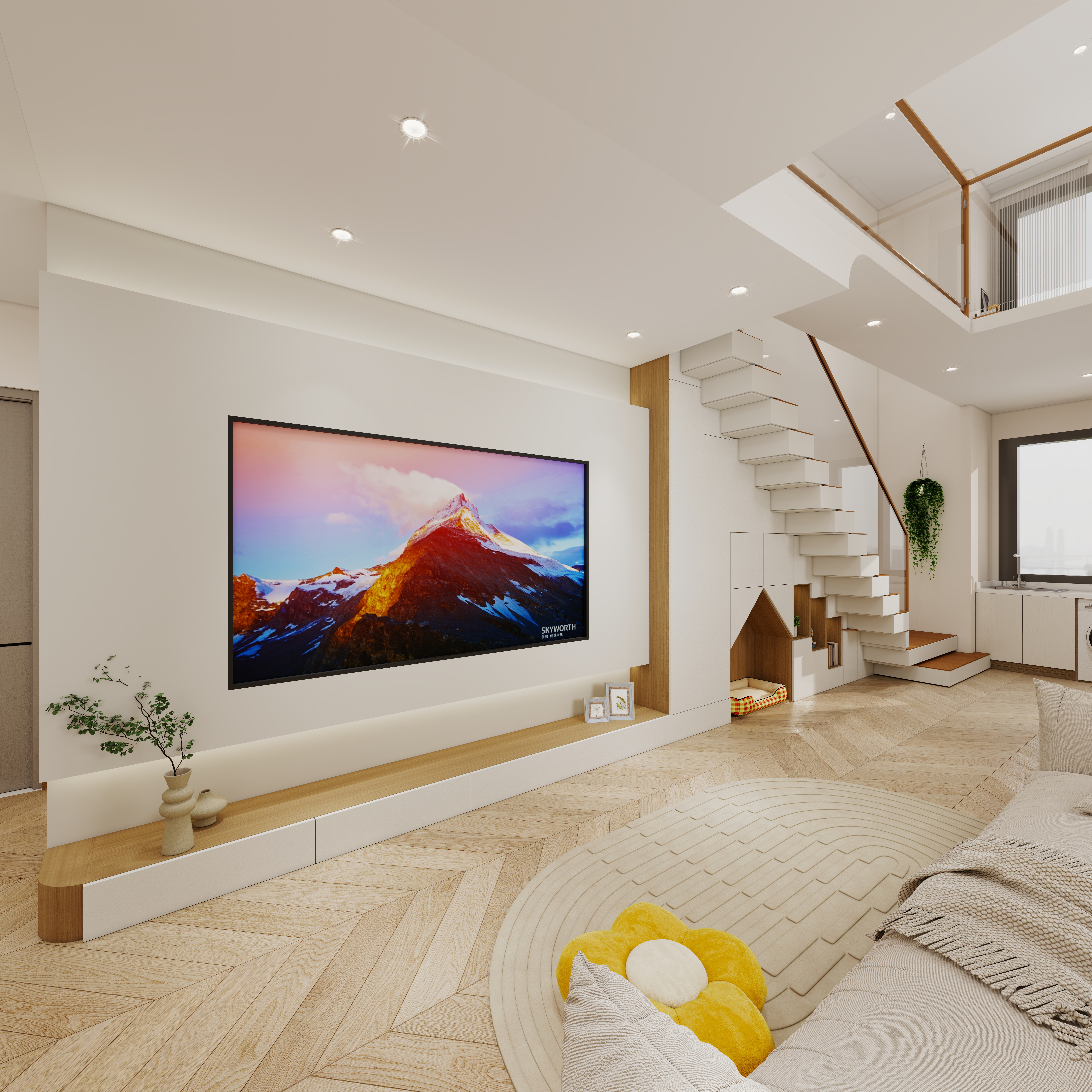 艺雅丽-38平loft公寓 -装修设计方案