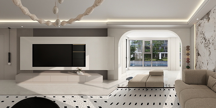 尊霸装饰-在水一方-装修设计方案