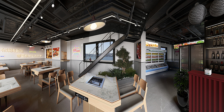 SoAlive-烧烤店-装修设计方案